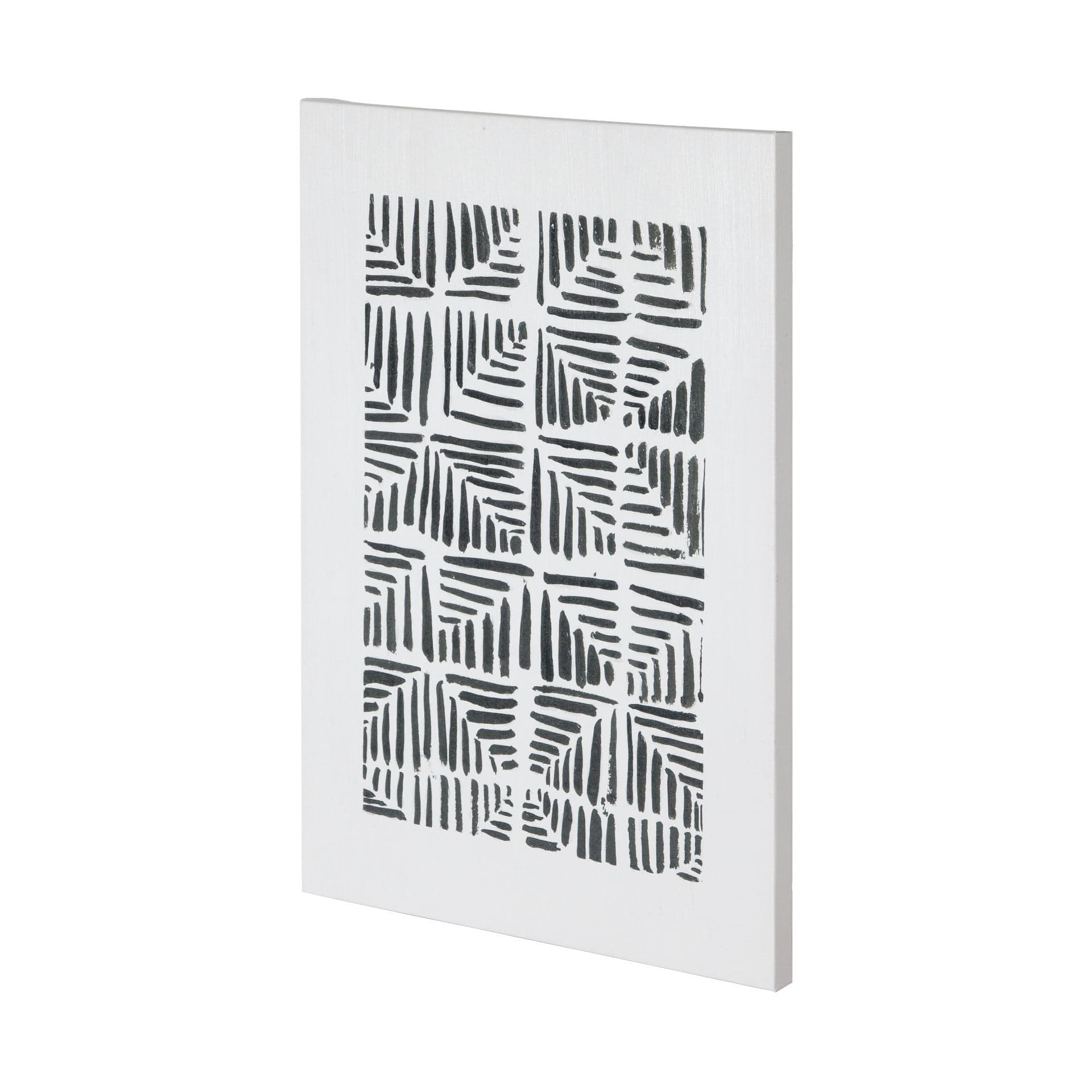 Squares by Mercana Studio a Hand Embellished Textured Canvas — product photograph