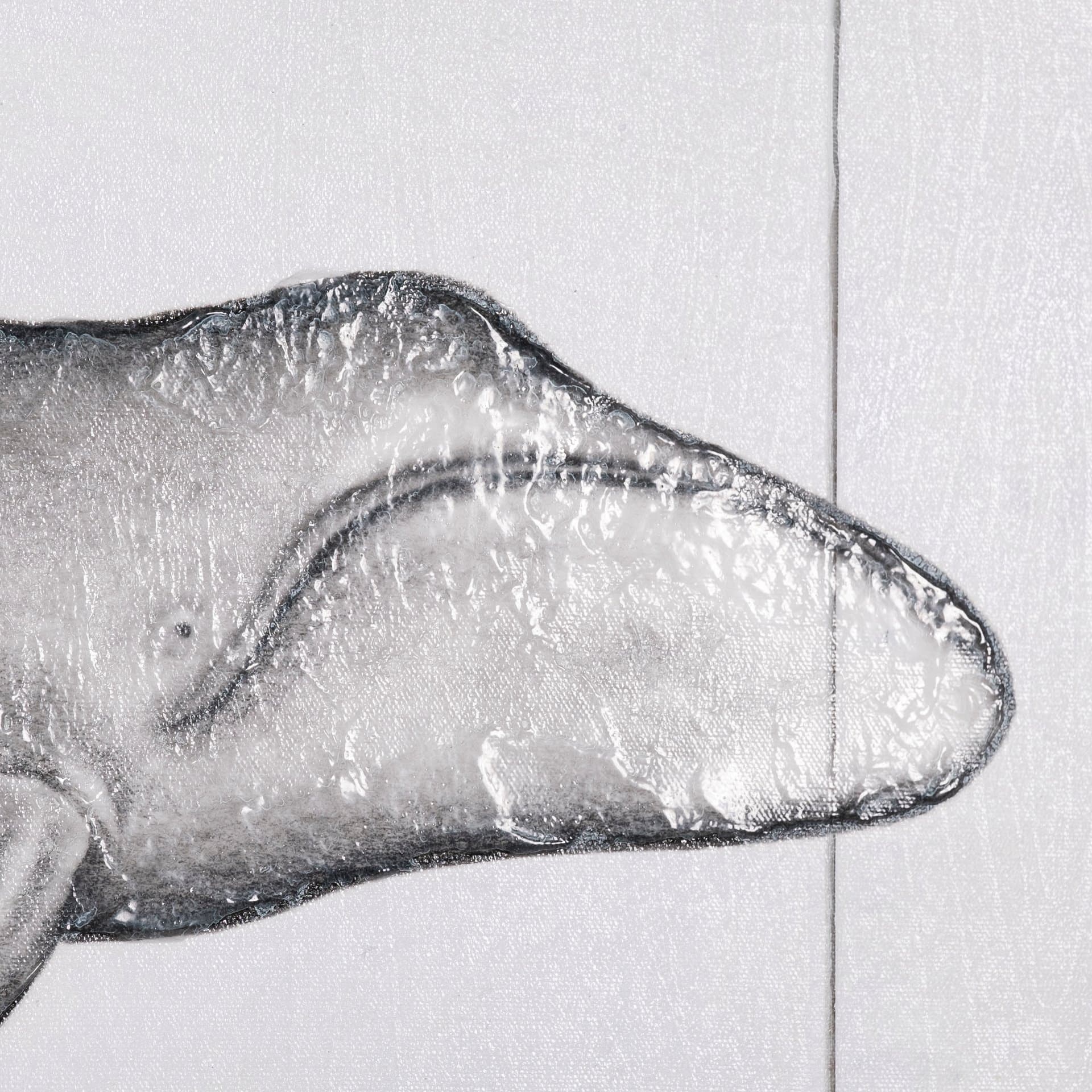 Bowhead Whale by Mercana Studio a Hand Embellished Textured Canvas — product photograph
