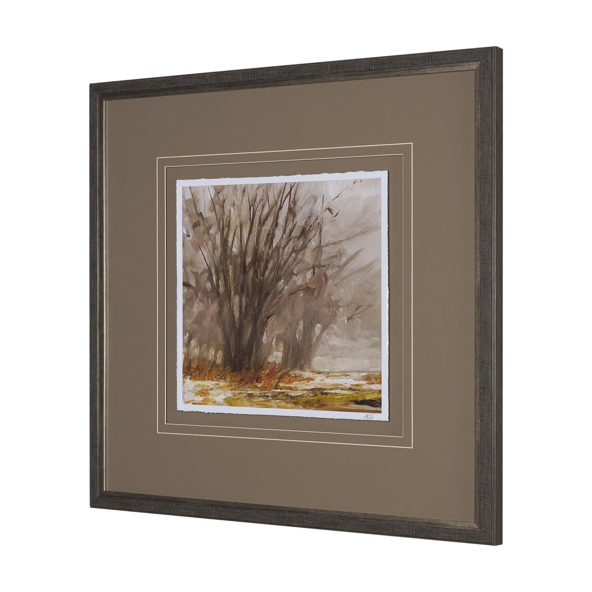 Autumn in the Village I by Mercana Studio Textured Framed Artwork Matted under Glass — product photograph