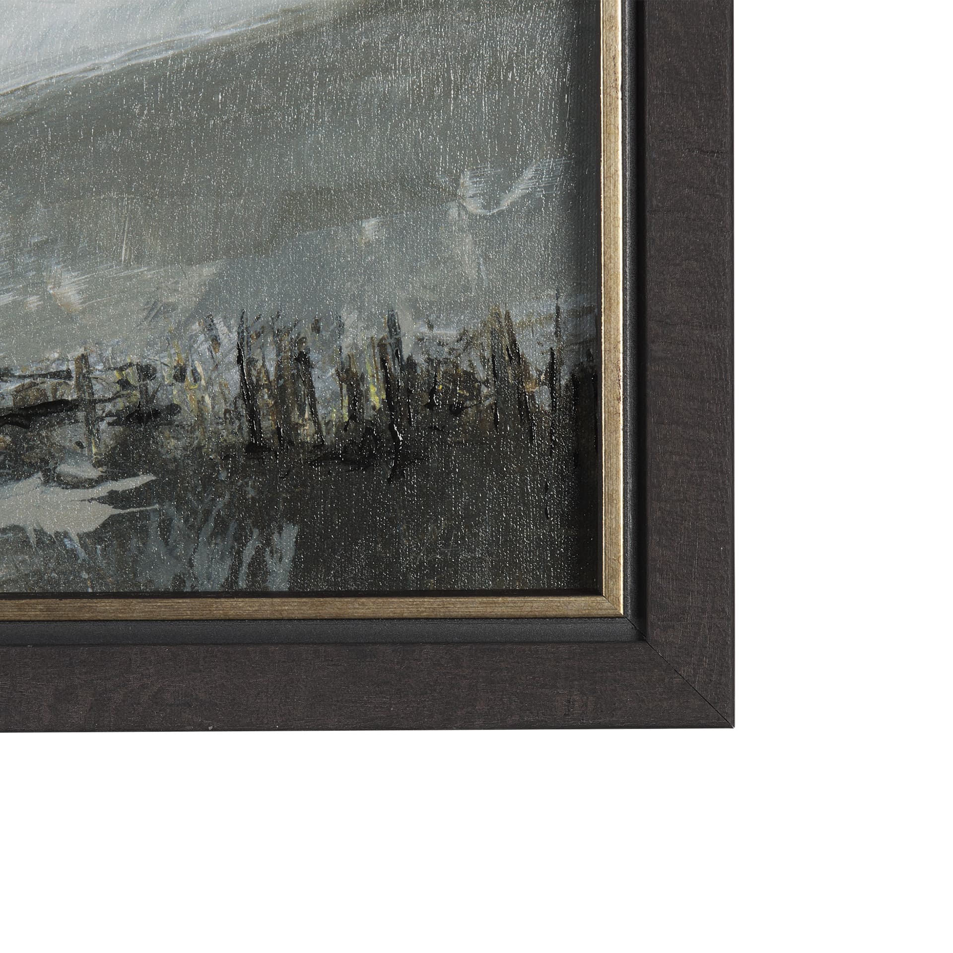 Rainy Day Inspiration V by Mercana Studio a Hand Embellished Textured Framed Art Print — product photograph