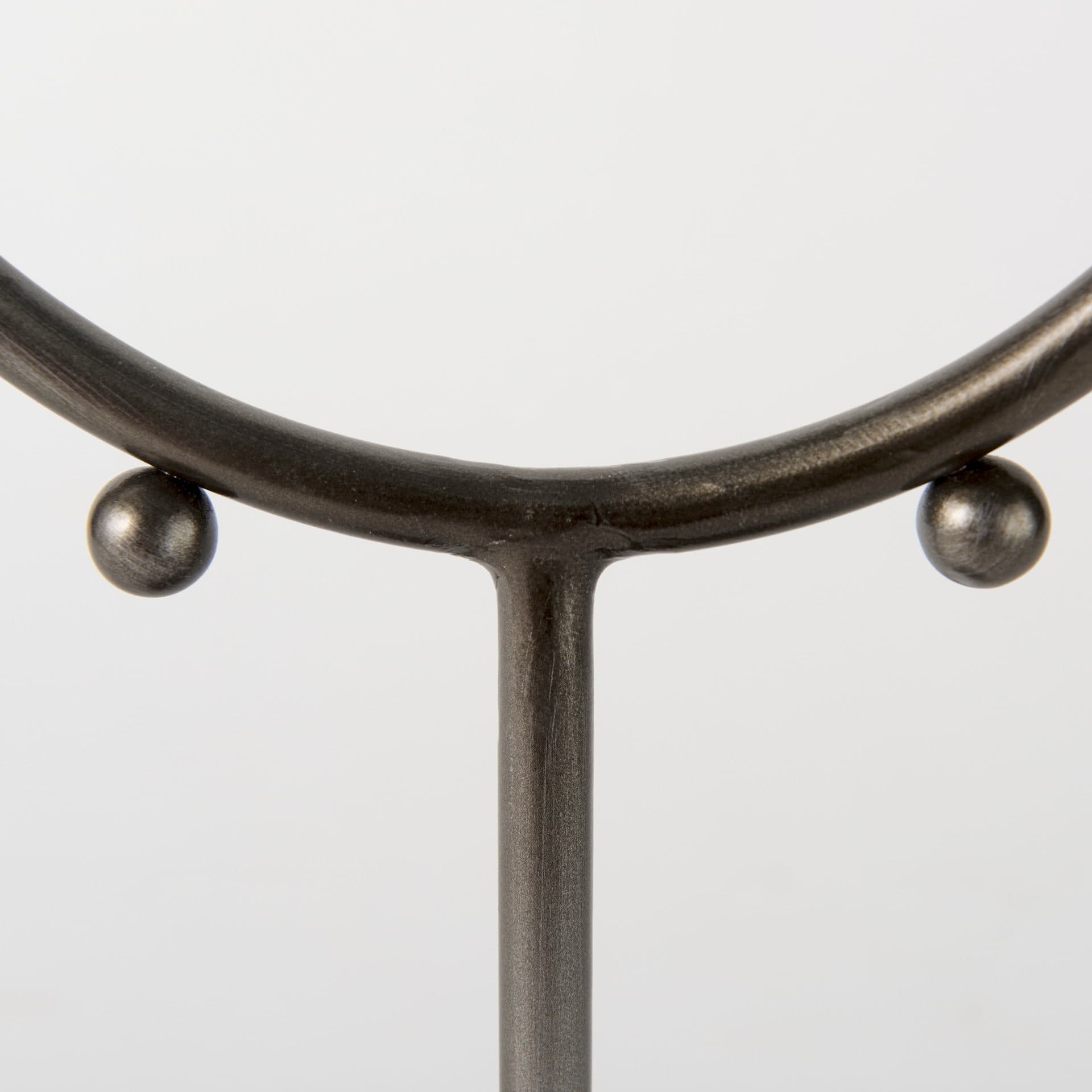 Elio 8.3L x 3.0W x 15.0H Large Studded Hoop Object — product photograph