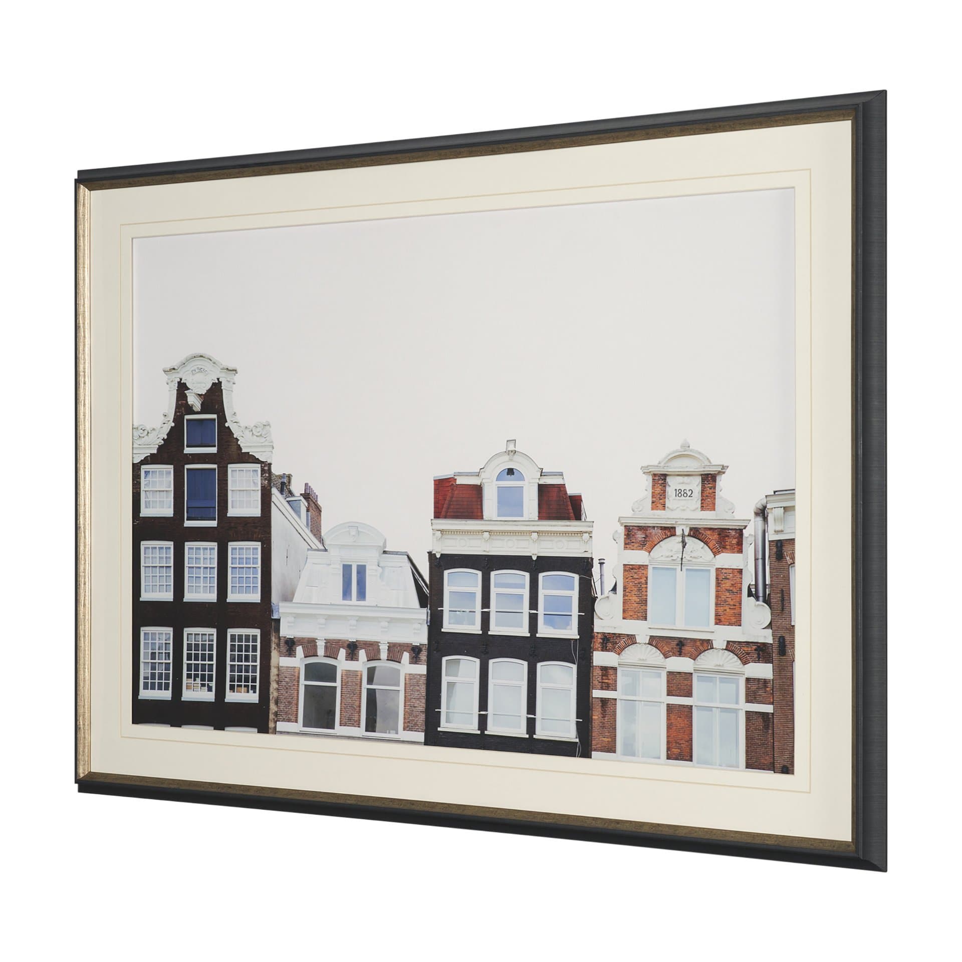Beautiful Buildings by Irene Sucocki Framed Art Print Matted under Glass — product photograph