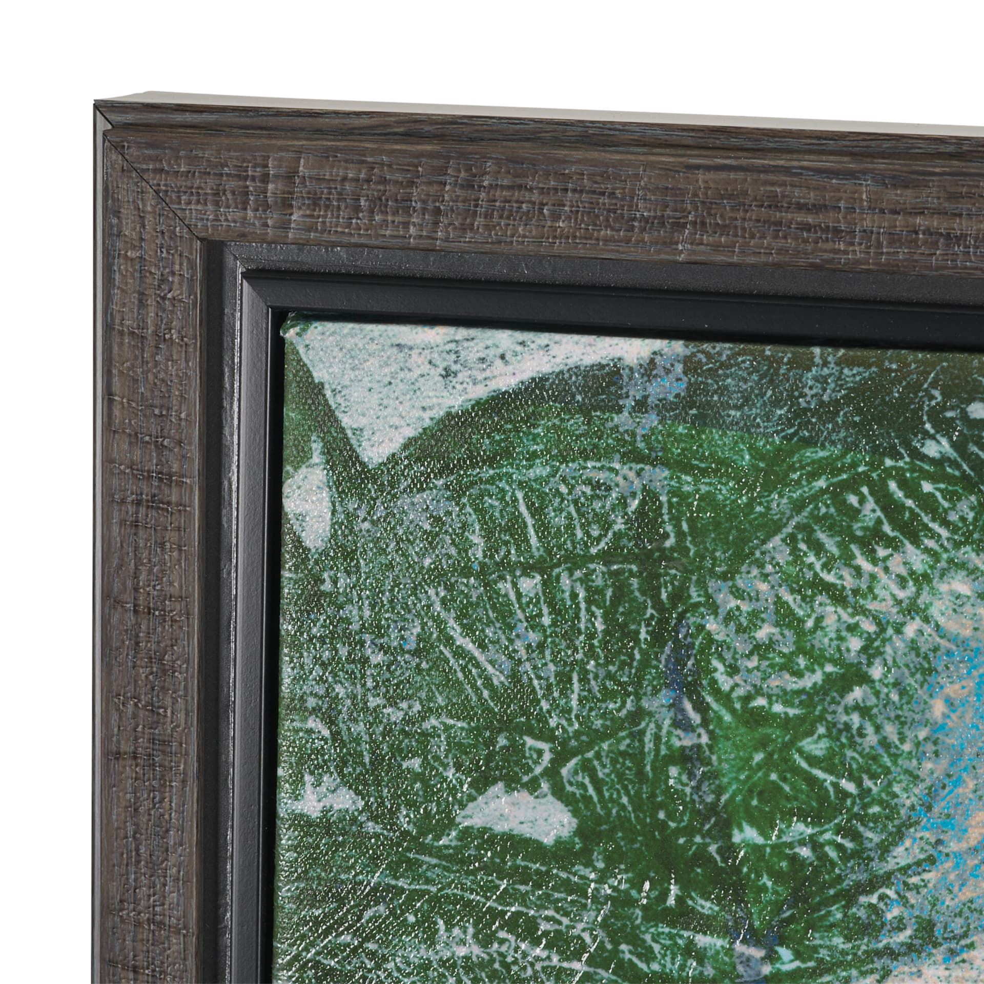 In The Moment by Liz St. Andre Hand-Embellished Textured Framed Canvas Artwork — product photograph