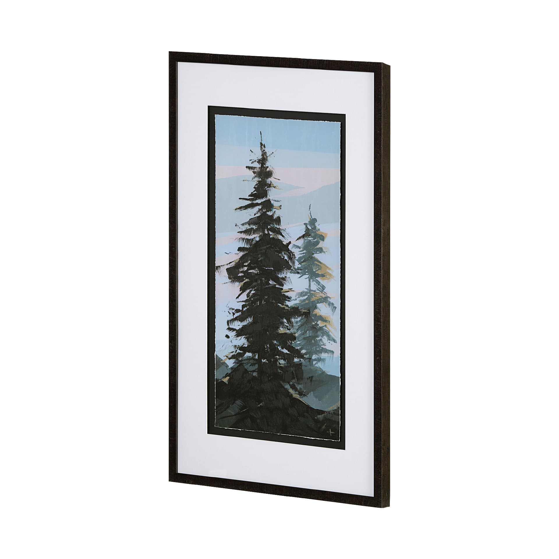 Guardian I by Jonathan Klassen a Hand Embellished Textured Framed Art Print Matted under Glass — product photograph