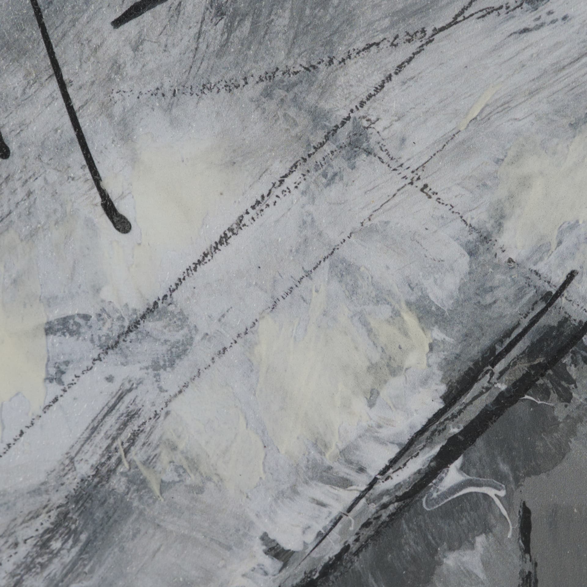 Community 4B by Mercana Studio Hand-Embellished Textured Framed Artwork Matted — product photograph