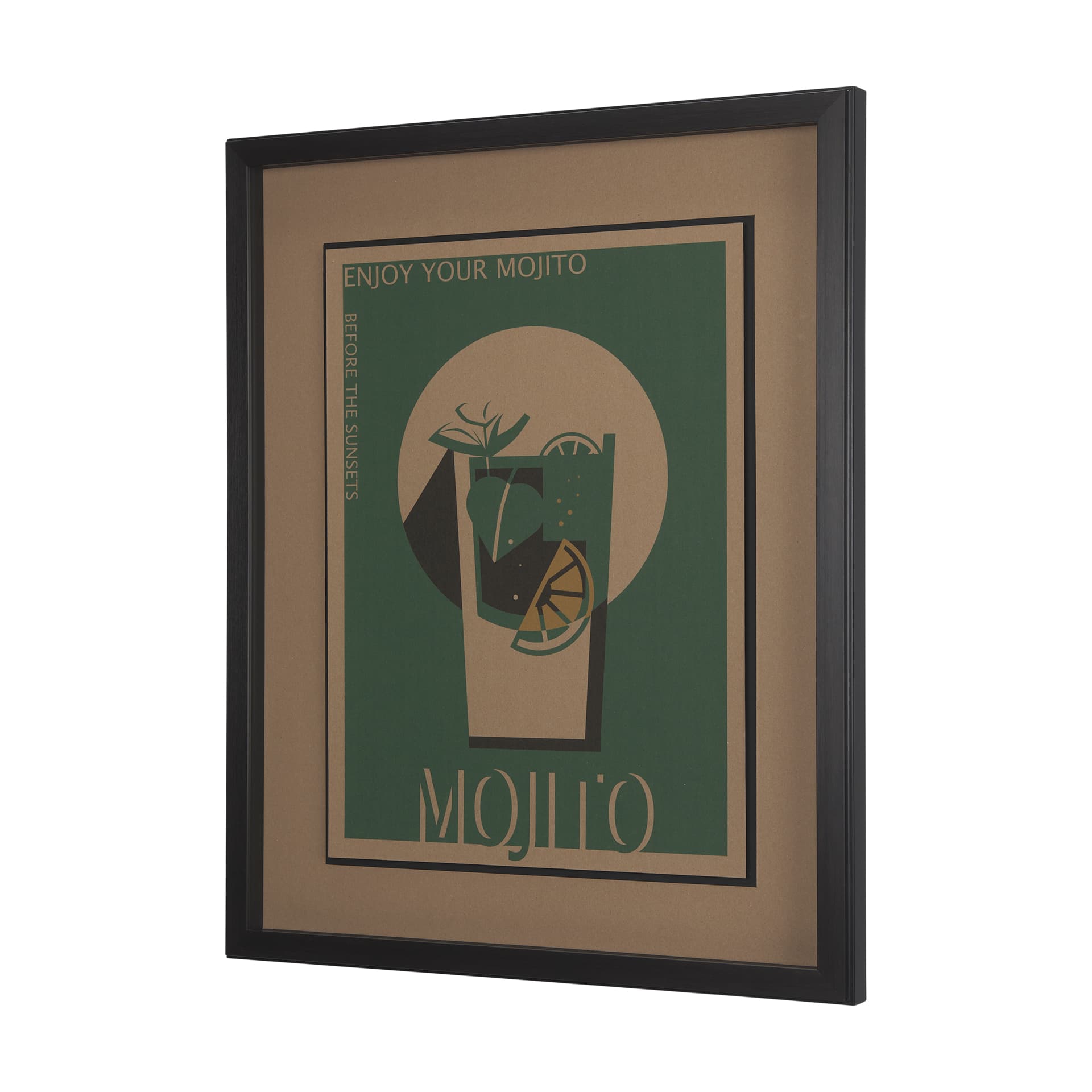 Mojito by Simeng a Framed Art Print Matted under Glass — product photograph