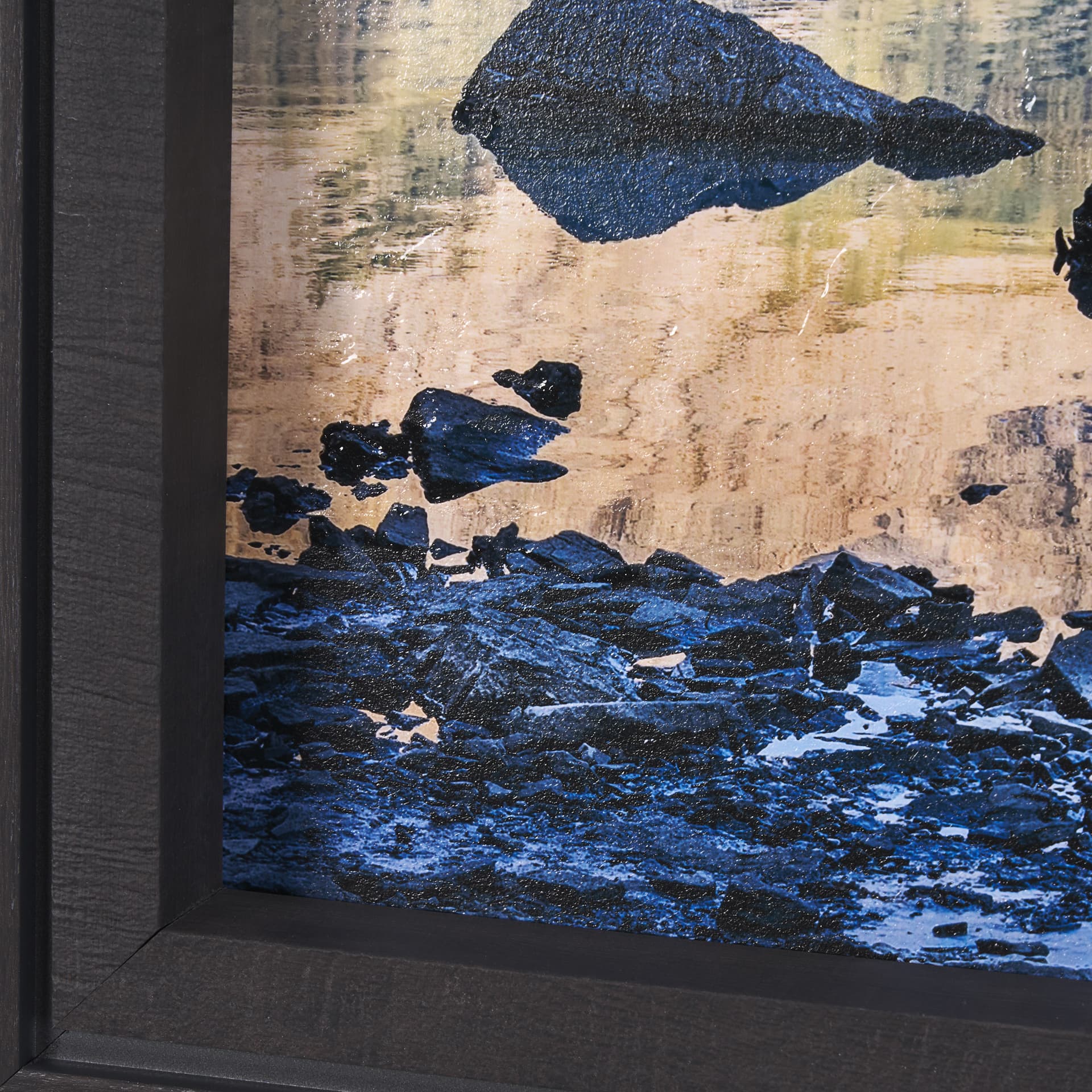 Spirit Island by Gary Blatter a Hand Embelished Textured Framed Photo Art Print — product photograph