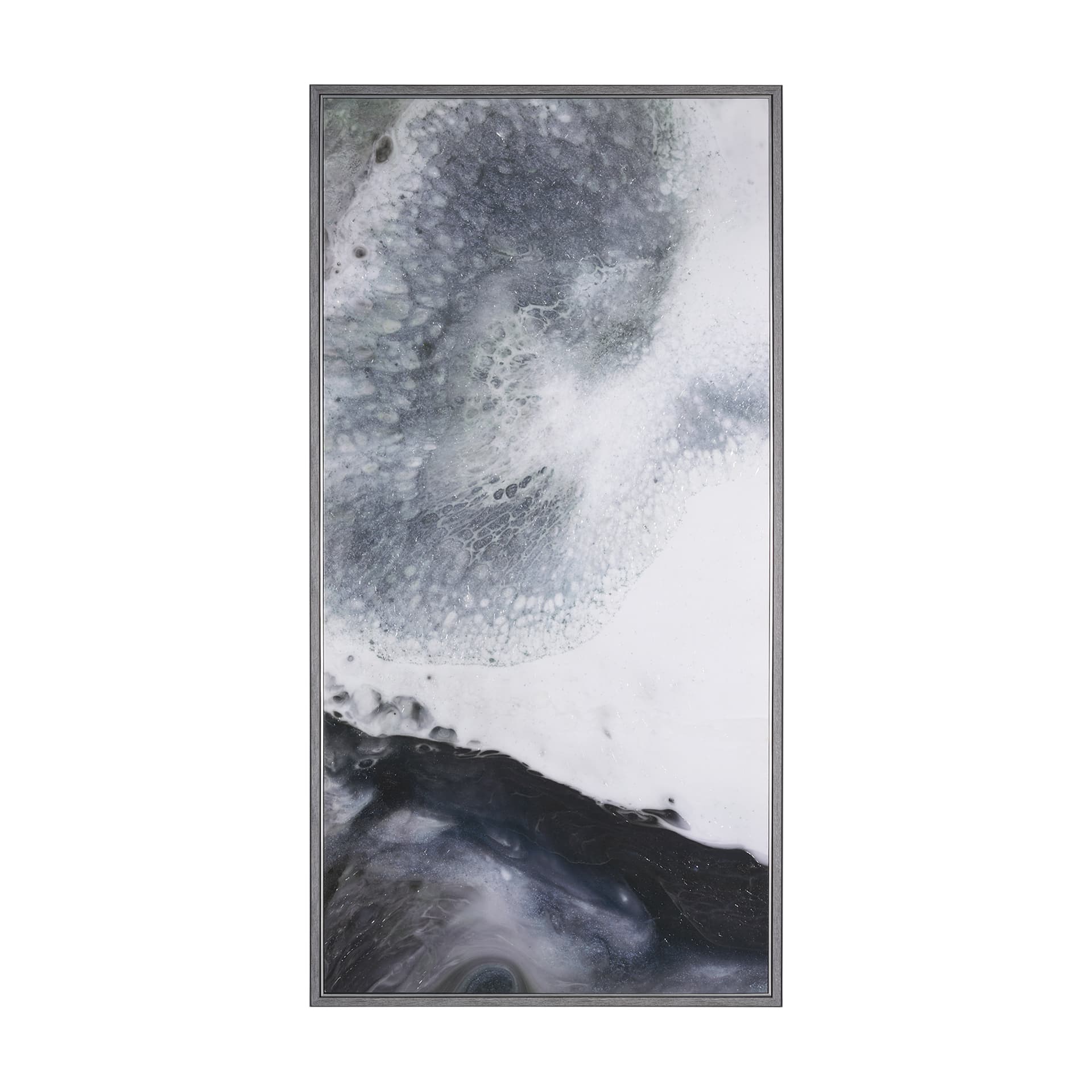 Storm Surge I by Mercana Studio a Hand Embellished Textured Framed Canvas — product photograph