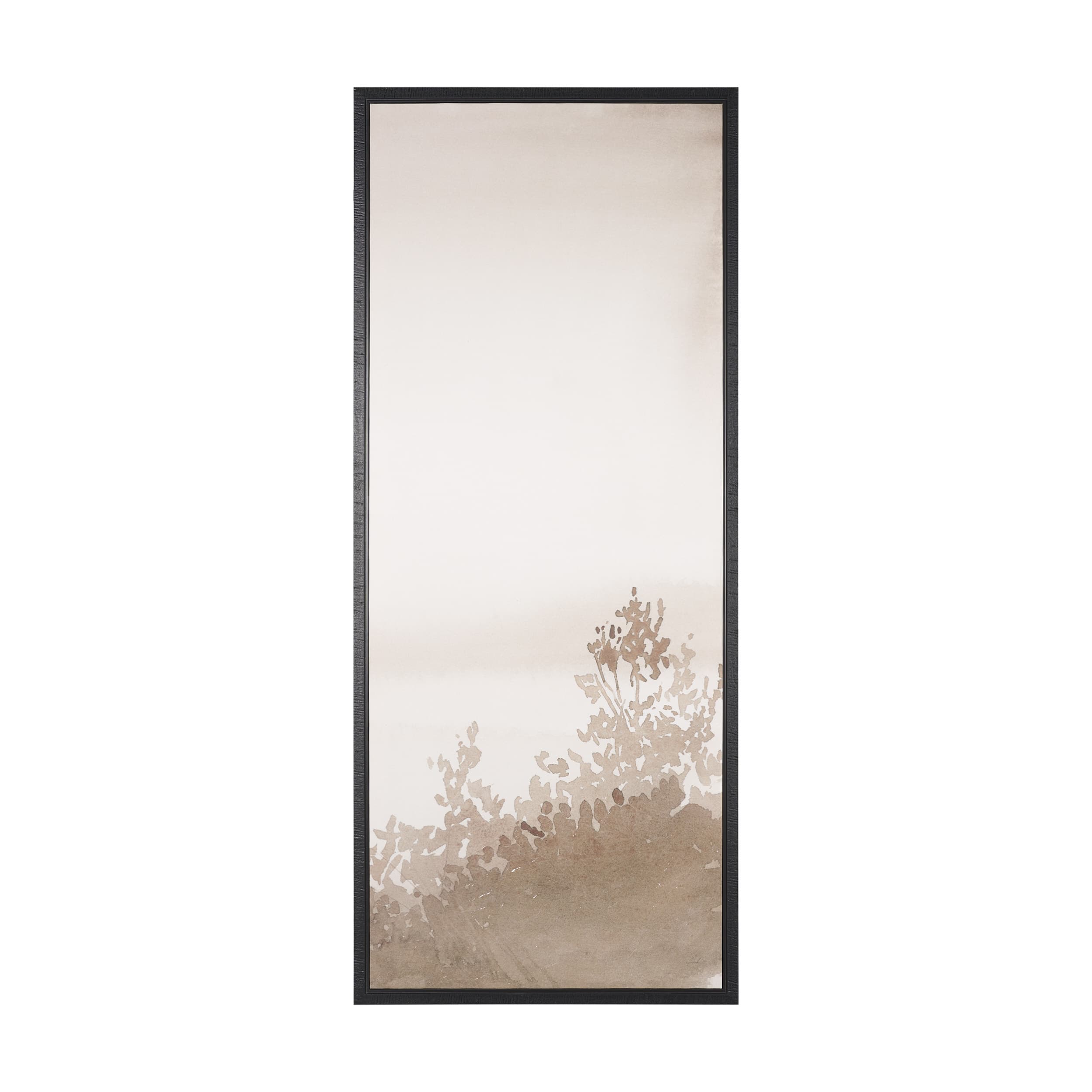 Lowland Fog C by Mercana Studio Hand-Embellished Textured Framed Canvas Artwork — product photograph