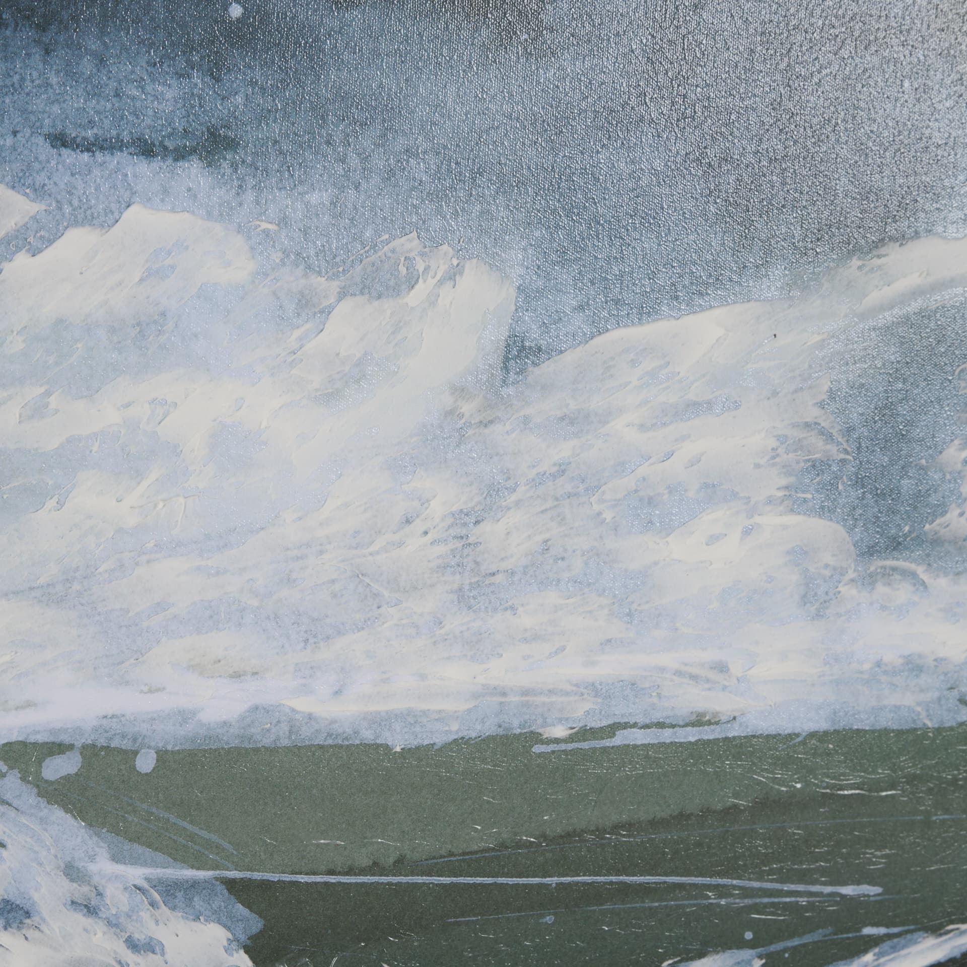 Stormy Coast I by Mercana Studio a Hand Embellished Framed Photo Art Print — product photograph