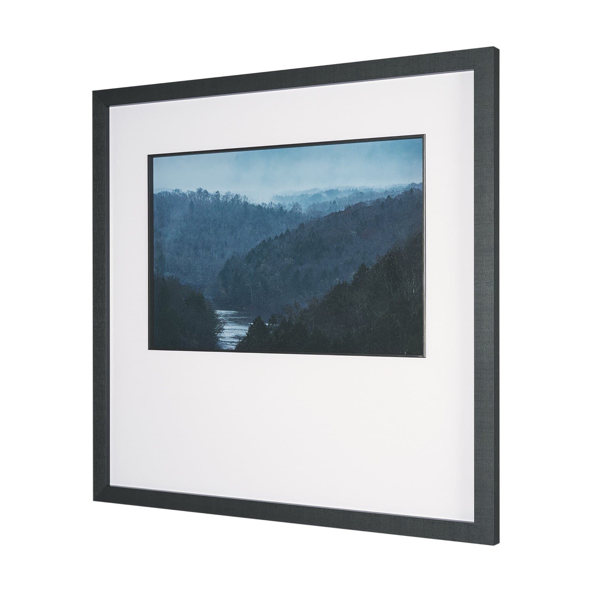Stormy Morning by Dimitry Papkov Hand Embelished Textured Framed Art Print Matted under Glass — product photograph