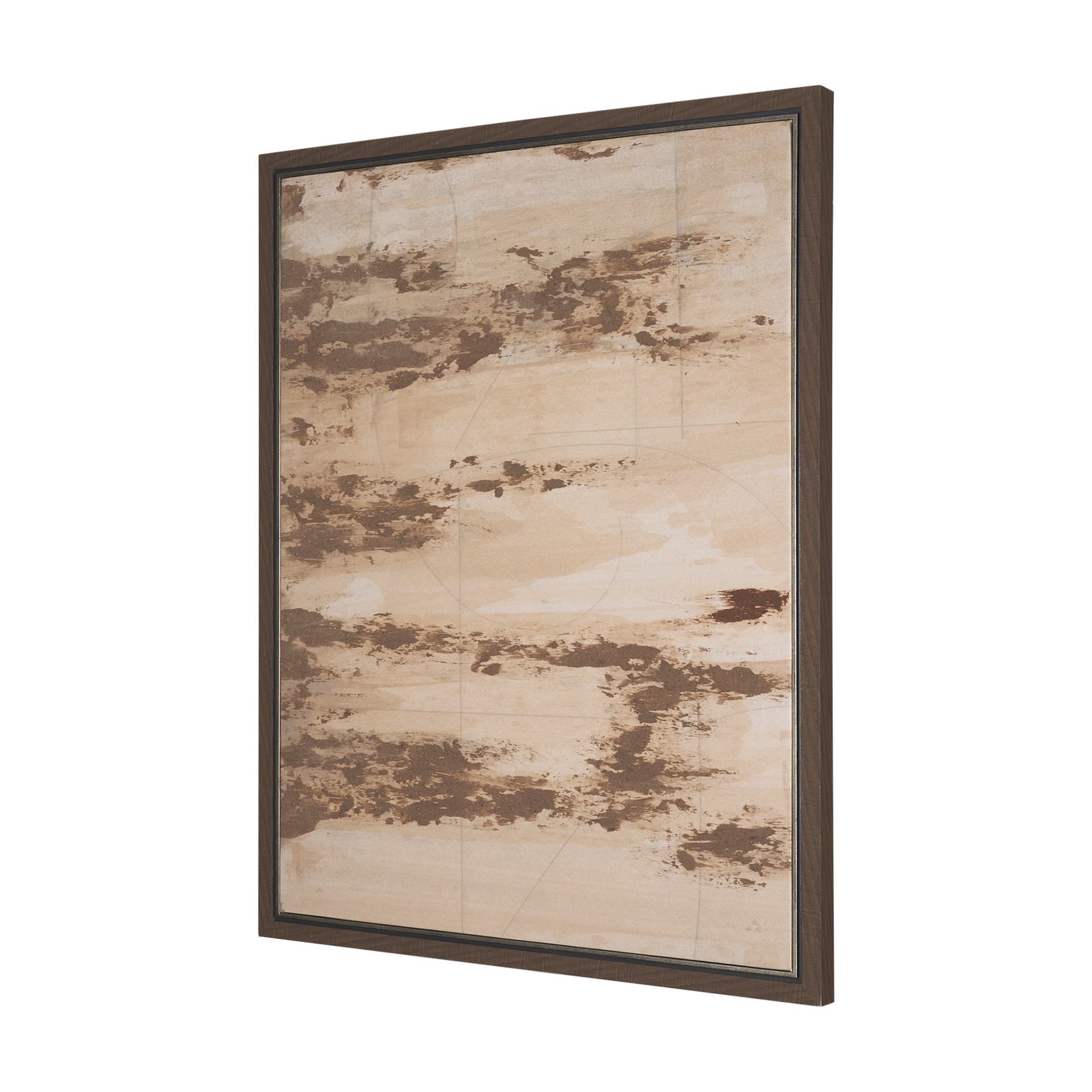 Flesh by Mercana Studio a Hand Embellished Textured Framed Canvas — product photograph