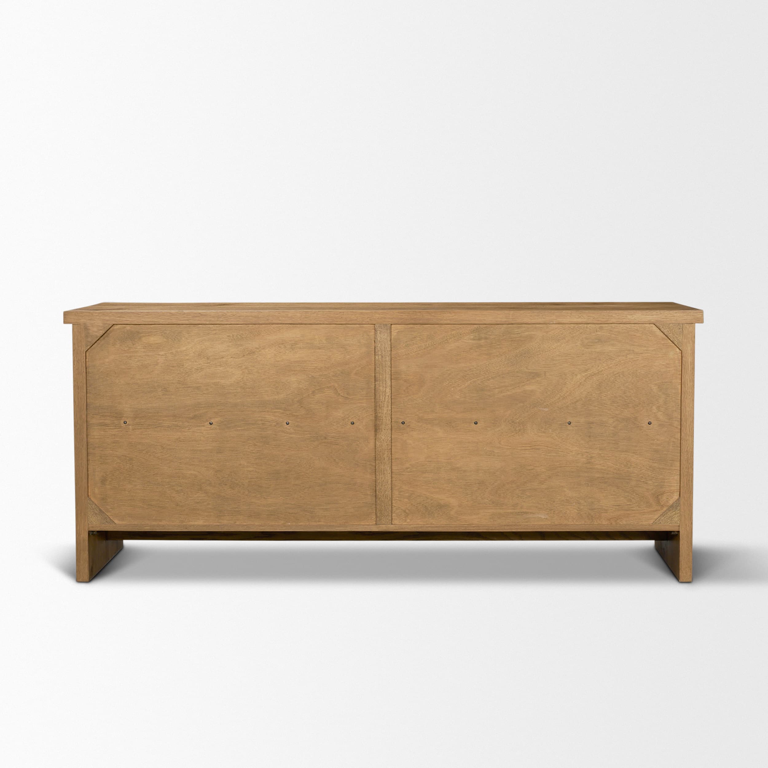 Alcott Brown Wood 4 Door Closed Sideboard — product photograph