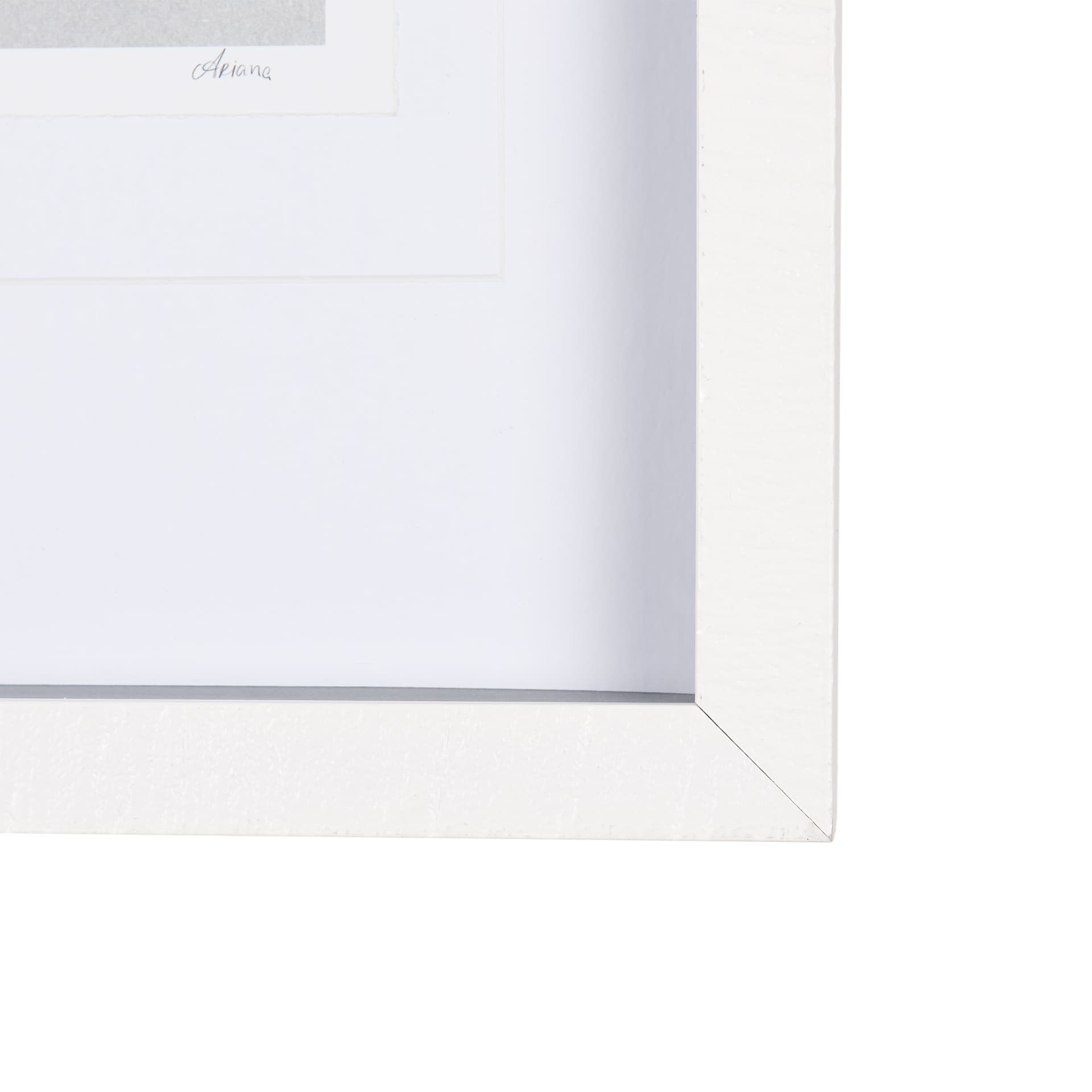 Botanical sketches V (Grey) by Mercana Studio Hand Embellished Framed Art Print Matted under Glass — product photograph