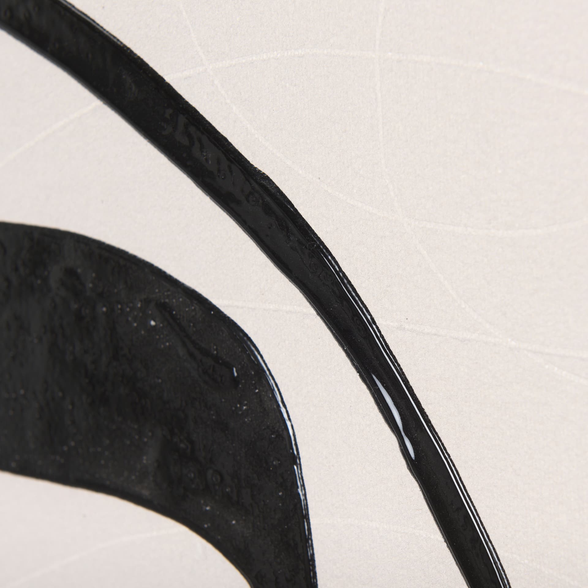 Free Lines Creamy (Set of 3) by Mercana Studio a Hand Embellished Textured Canvas — product photograph