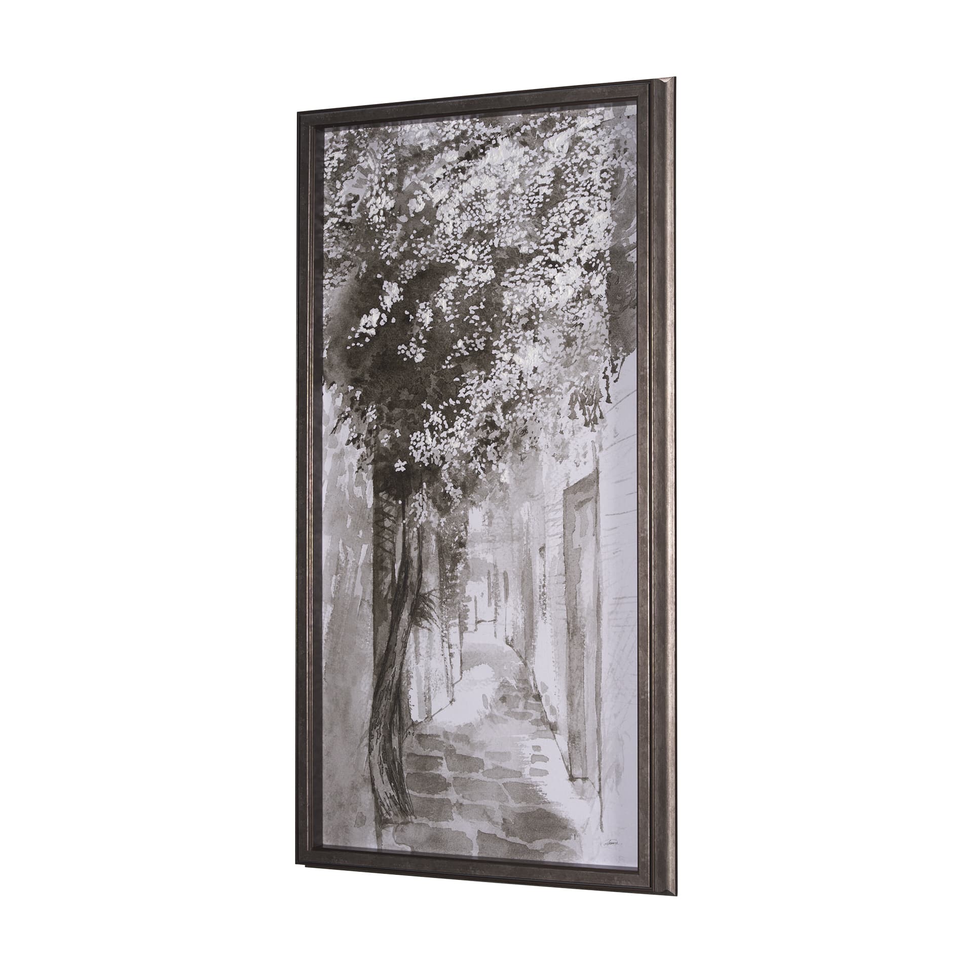 Blossoming Tree II by Mercana Studio a Hand Embellished Textured Framed Art Print — product photograph