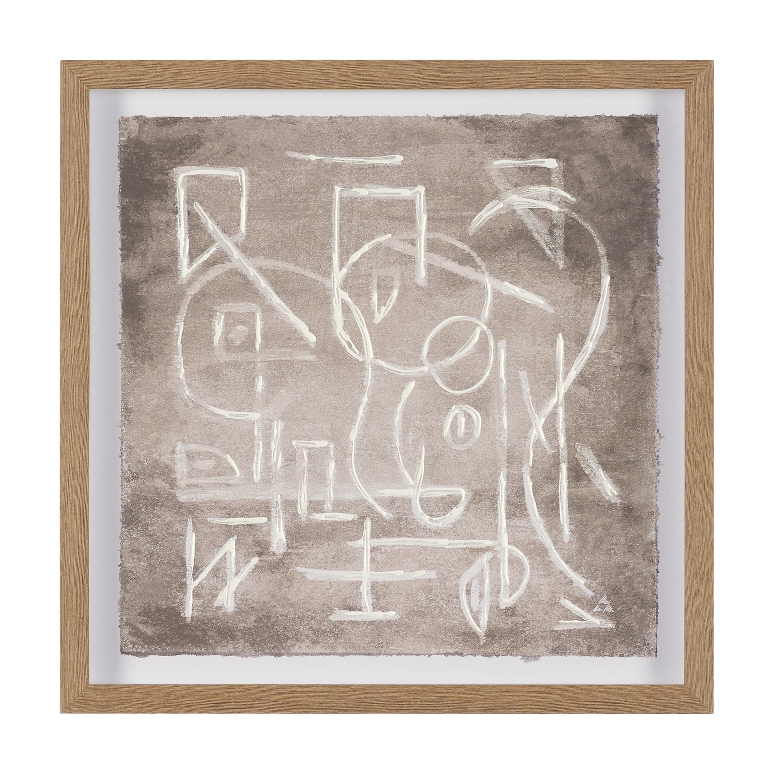 Obscure II by Mercana Studio Hand Embelished Framed Artwork Matted under Glass — product photograph