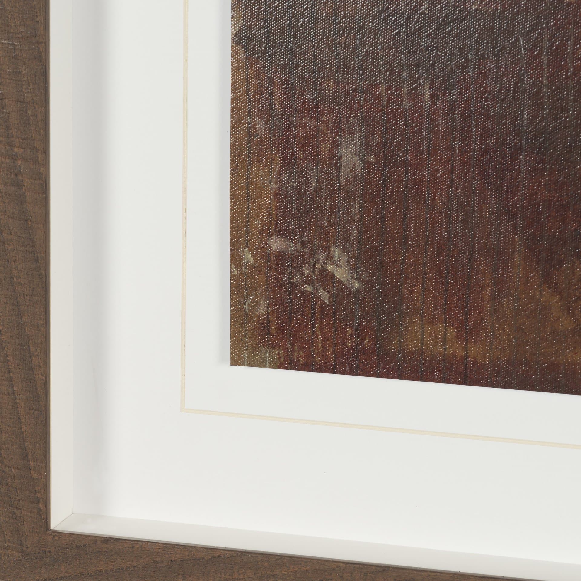 Molly by Mercana Studio Hand-Embellished Textured Framed Artwork Matted under Glass — product photograph