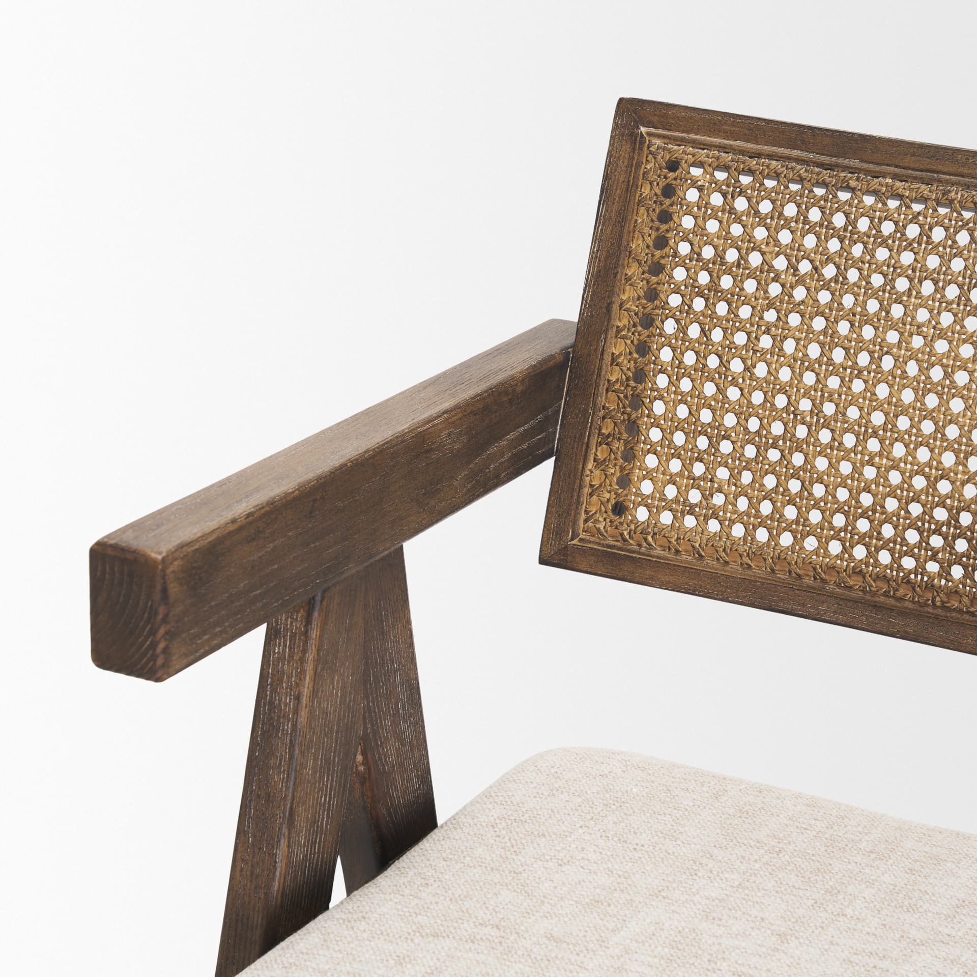 Indie Low Back 29.5in Seat Bar Stool | Medium Brown — product photograph