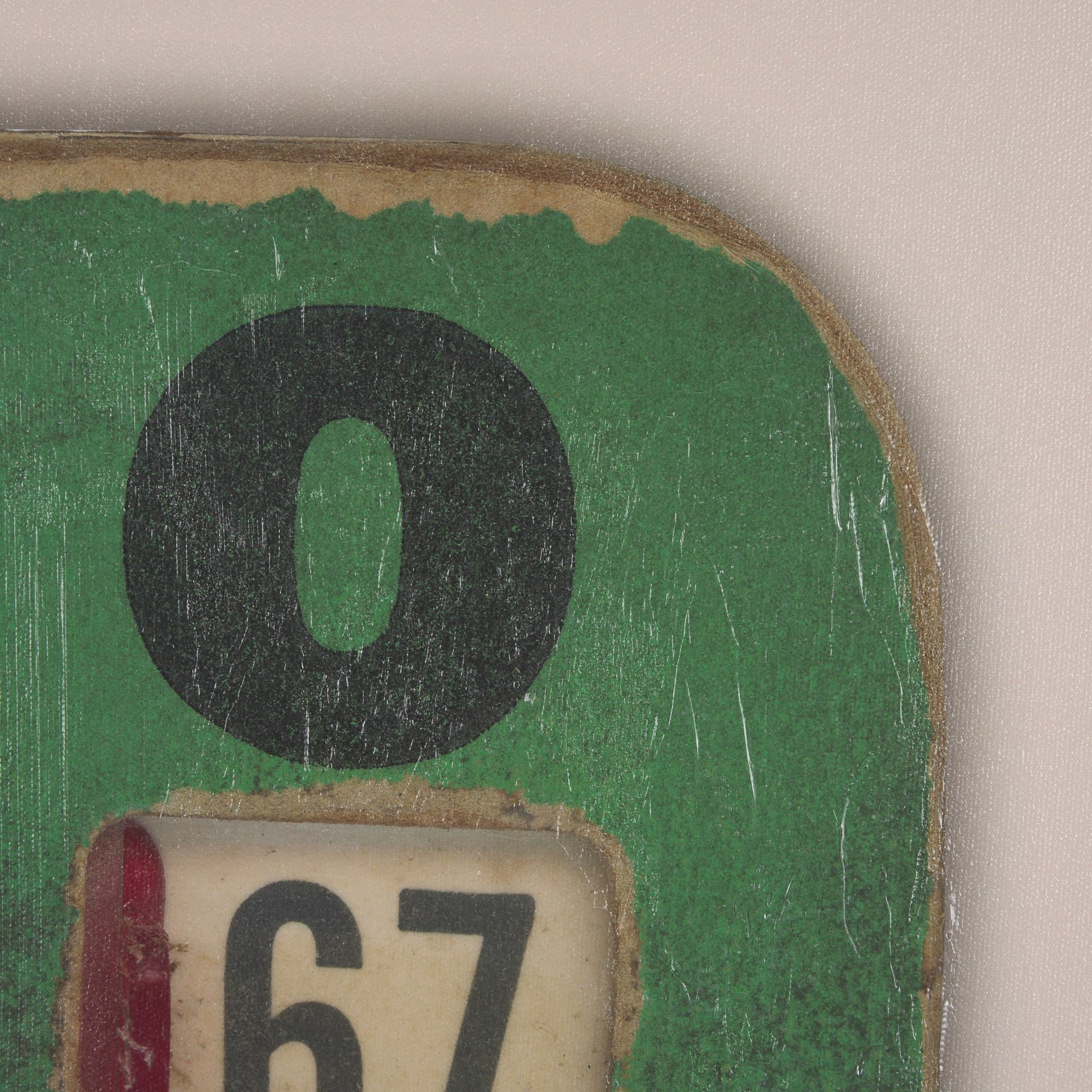 Chasing Numbers I Bingo Card by Mercana Studio a Hand Embellished Textured Framed Canvas — product photograph