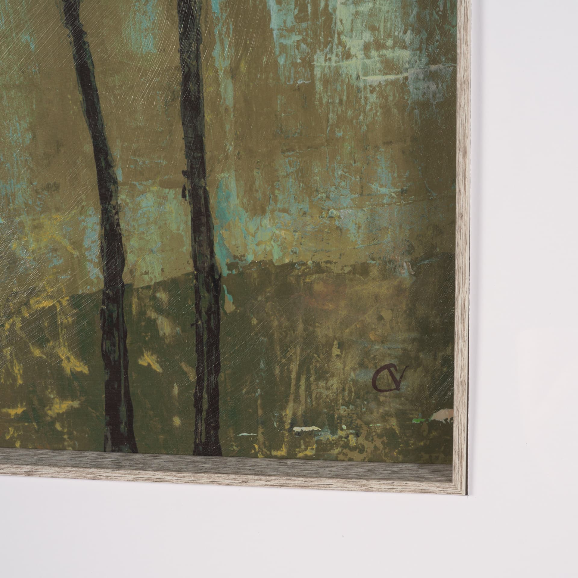 Majestic Canopy II by Mercana Studio Textured Framed Artwork Matted under Glass — product photograph