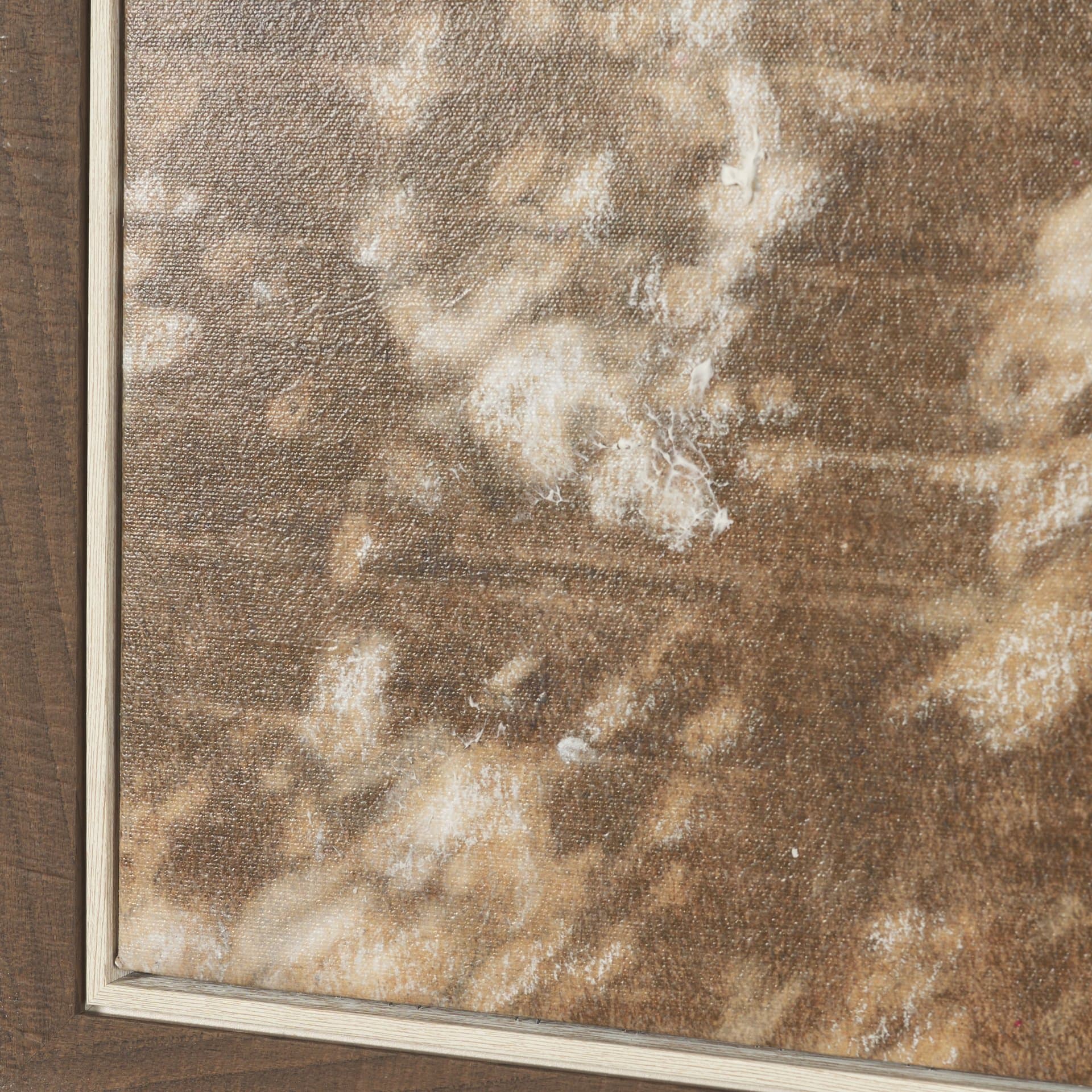 Wall of Shadows I by Mercana Studio Hand-Embellished Textured Framed Canvas Artwork — product photograph