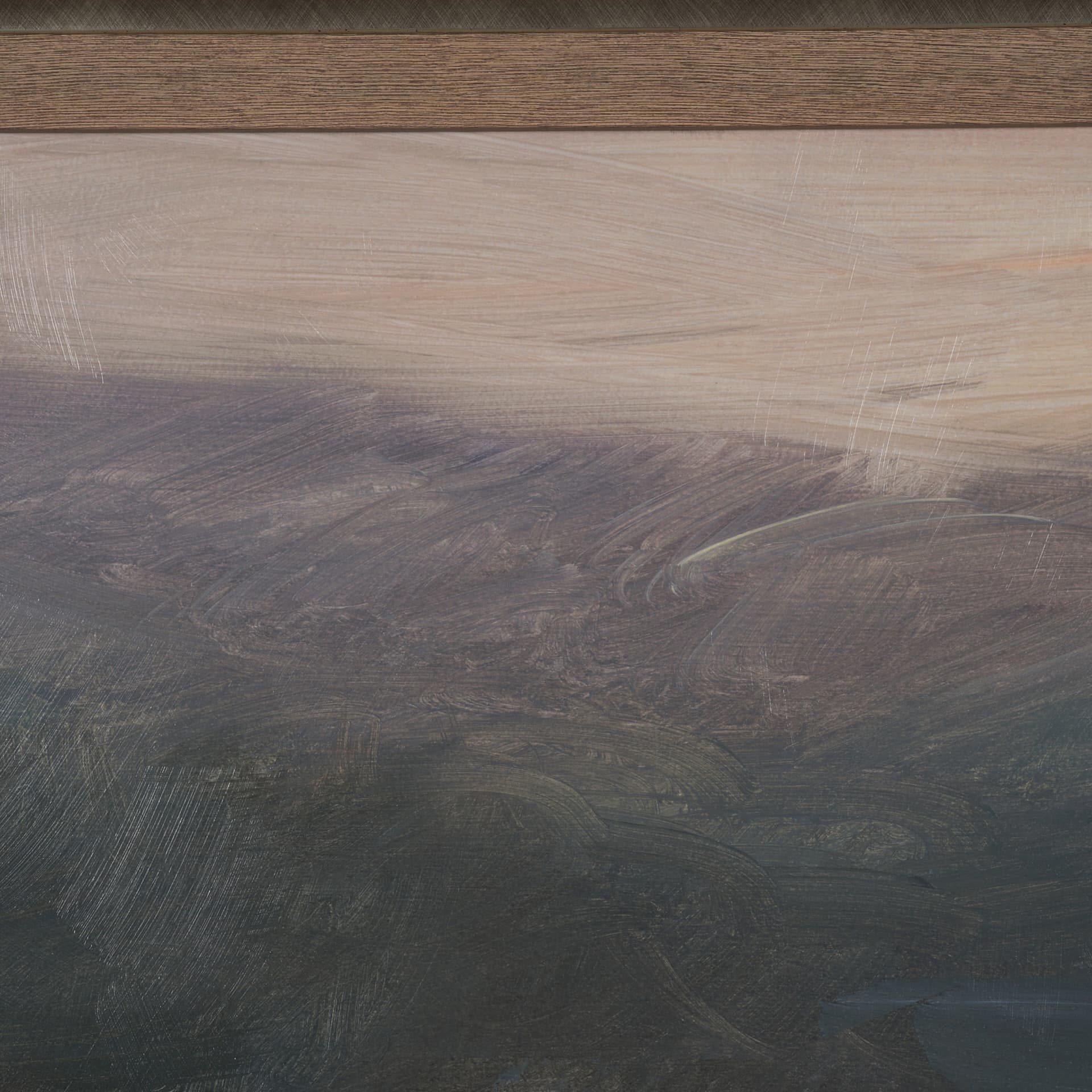 Rainy Landscape by Mercana Studio a Hand Embelished Textured Framed Art Print — product photograph