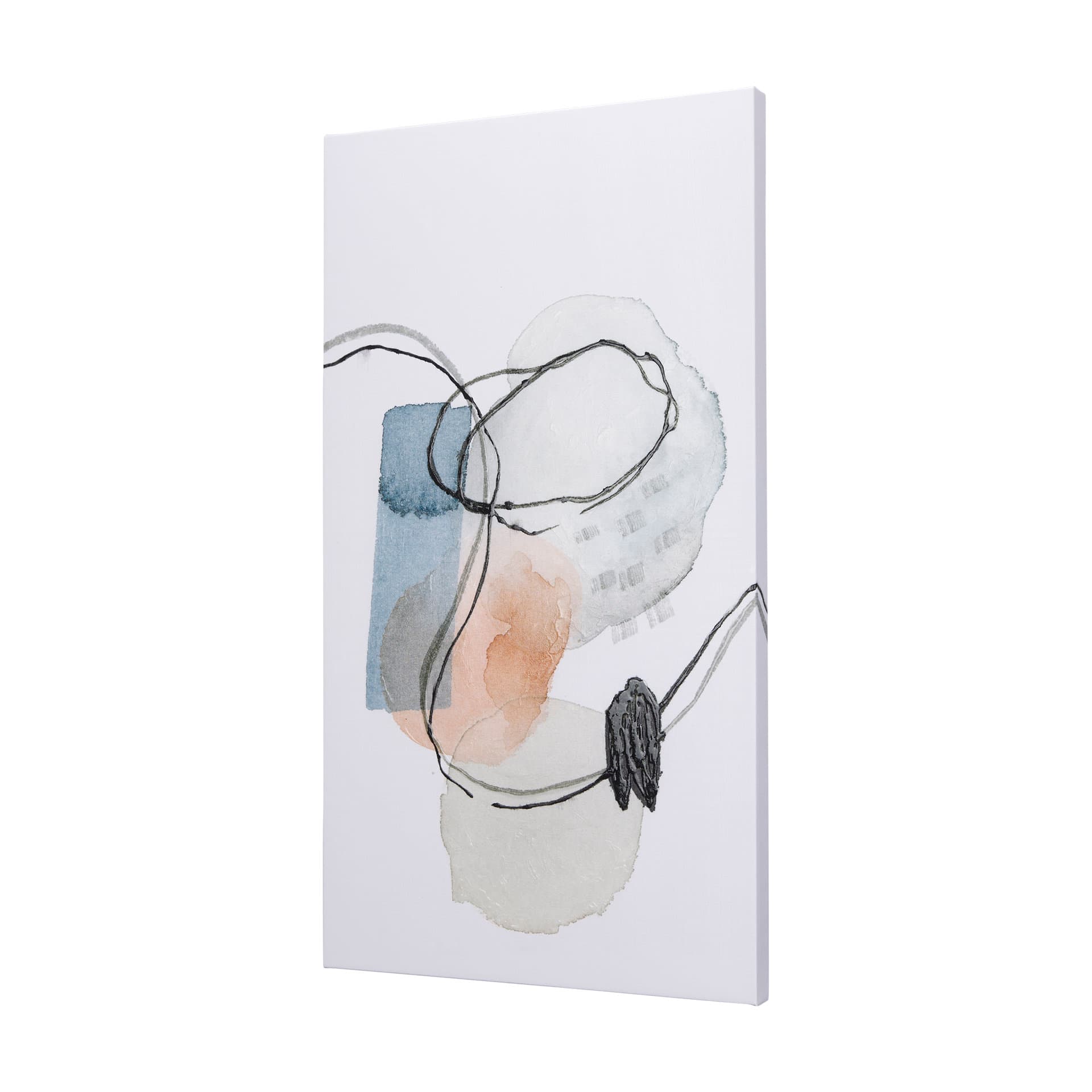 A Cloudy Afternoon I by Mercana Studio a Hand Embellished Textured Canvas — product photograph