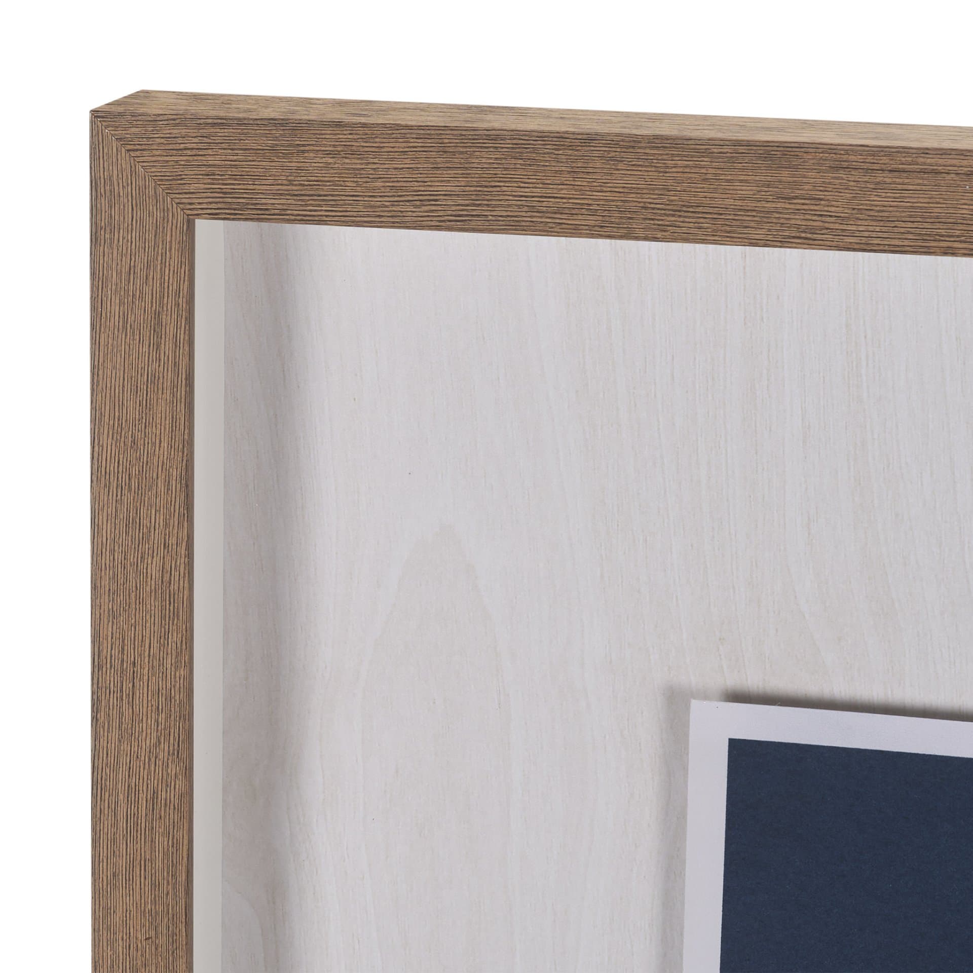 Square Knot by Mercana Studio Hand-Embellished Framed Artwork Matted under Glass — product photograph