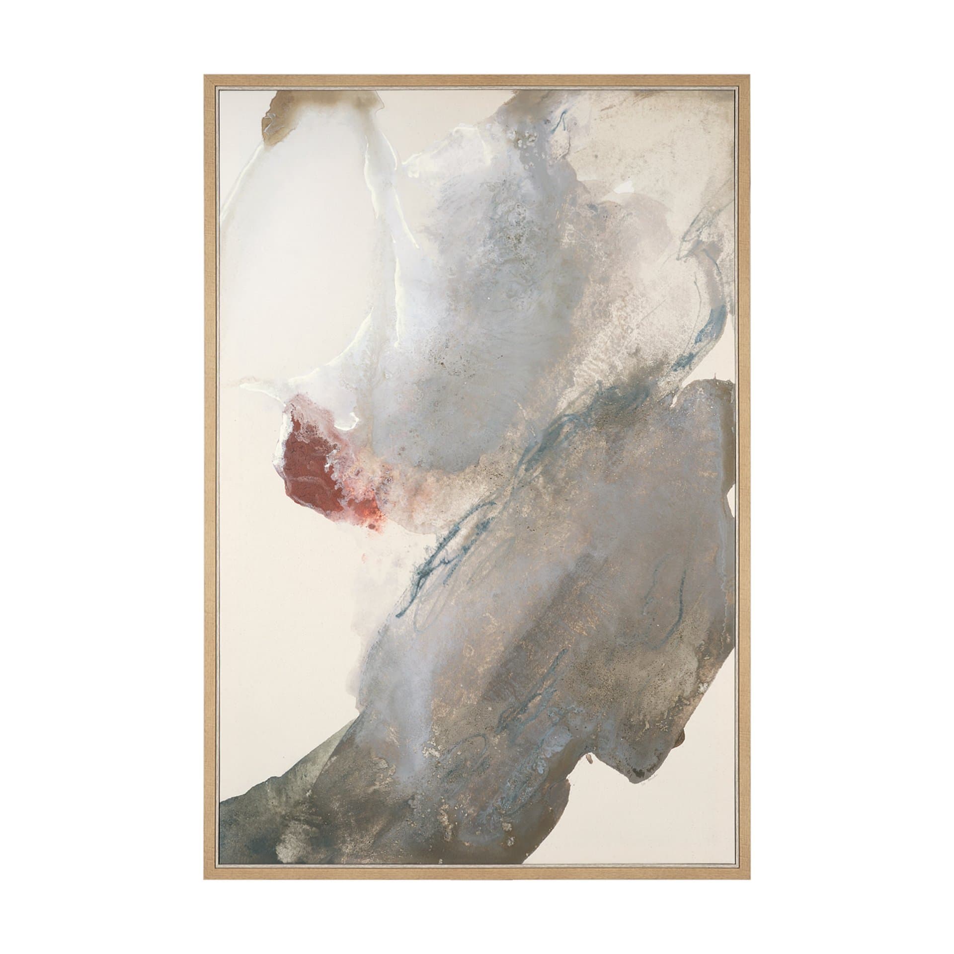 Inclination I by Ira Havuka Hand-Embellished Textured Framed Canvas Artwork — product photograph