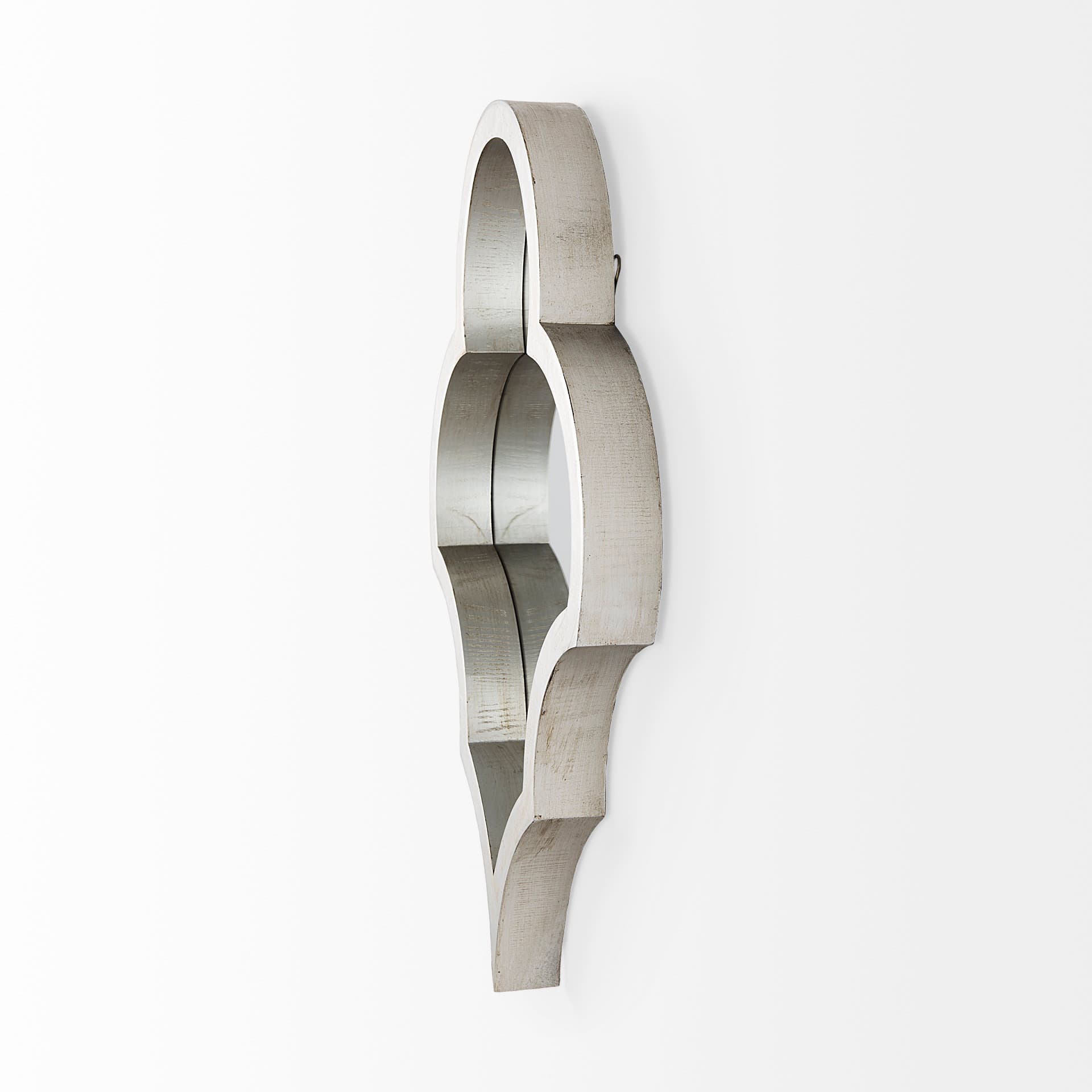 Geneva 23x34 Silver Wood Frame Mirror — product photograph