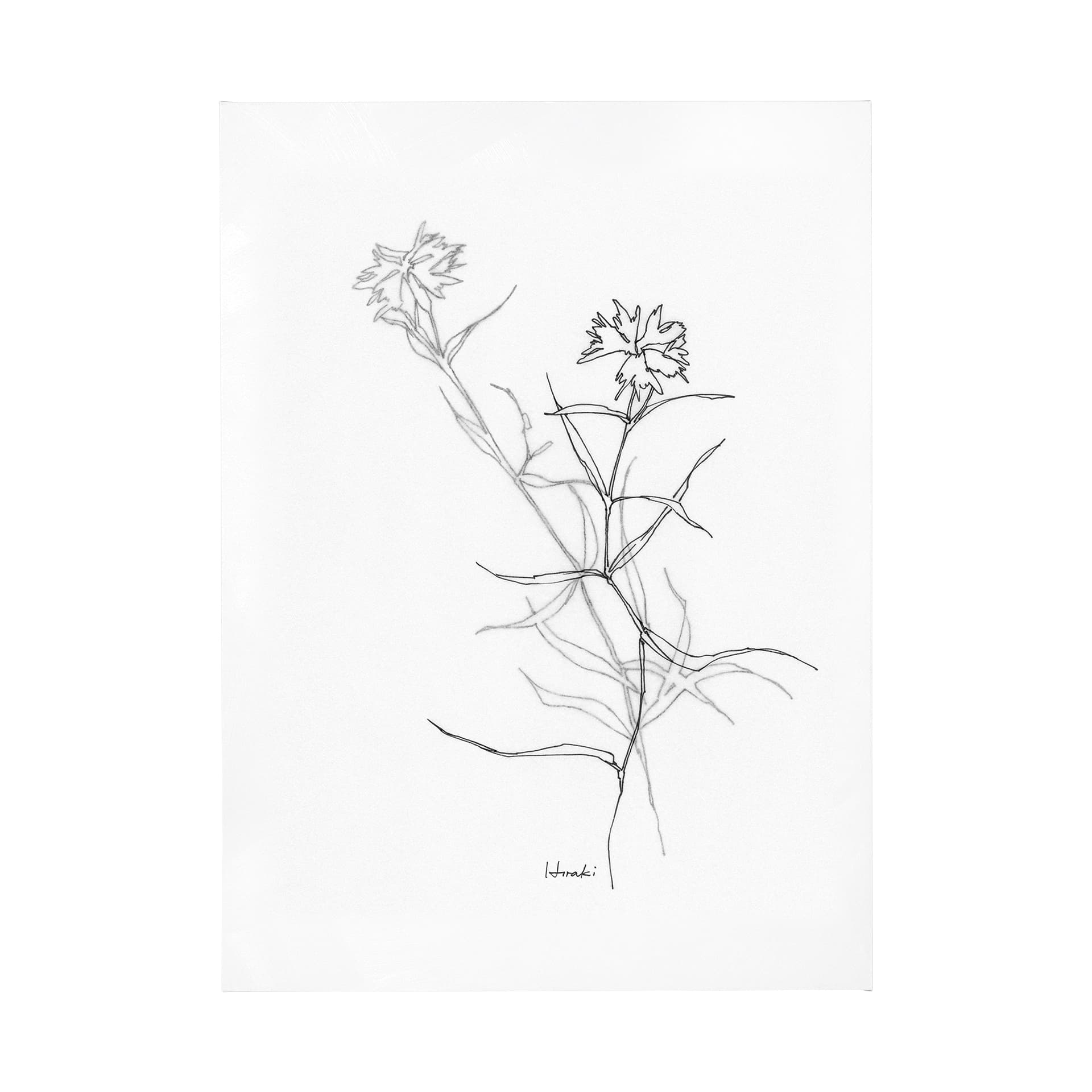 Arrangement II by Hiraki a Hand Embellished Textured Canvas — product photograph