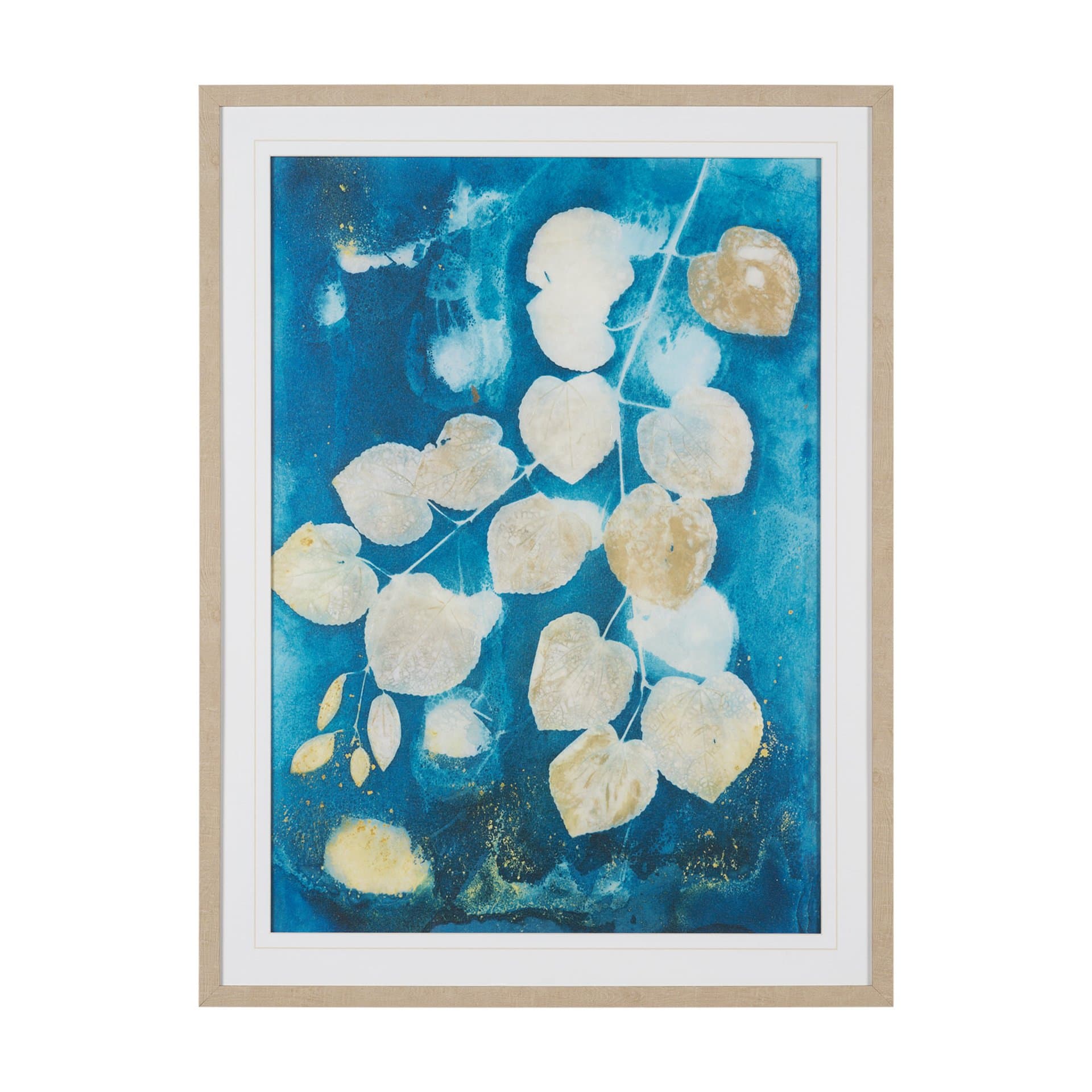 Redbud River by Liz St. Andre Hand-Embellished Textured Framed Artwork Matted under Glass — product photograph