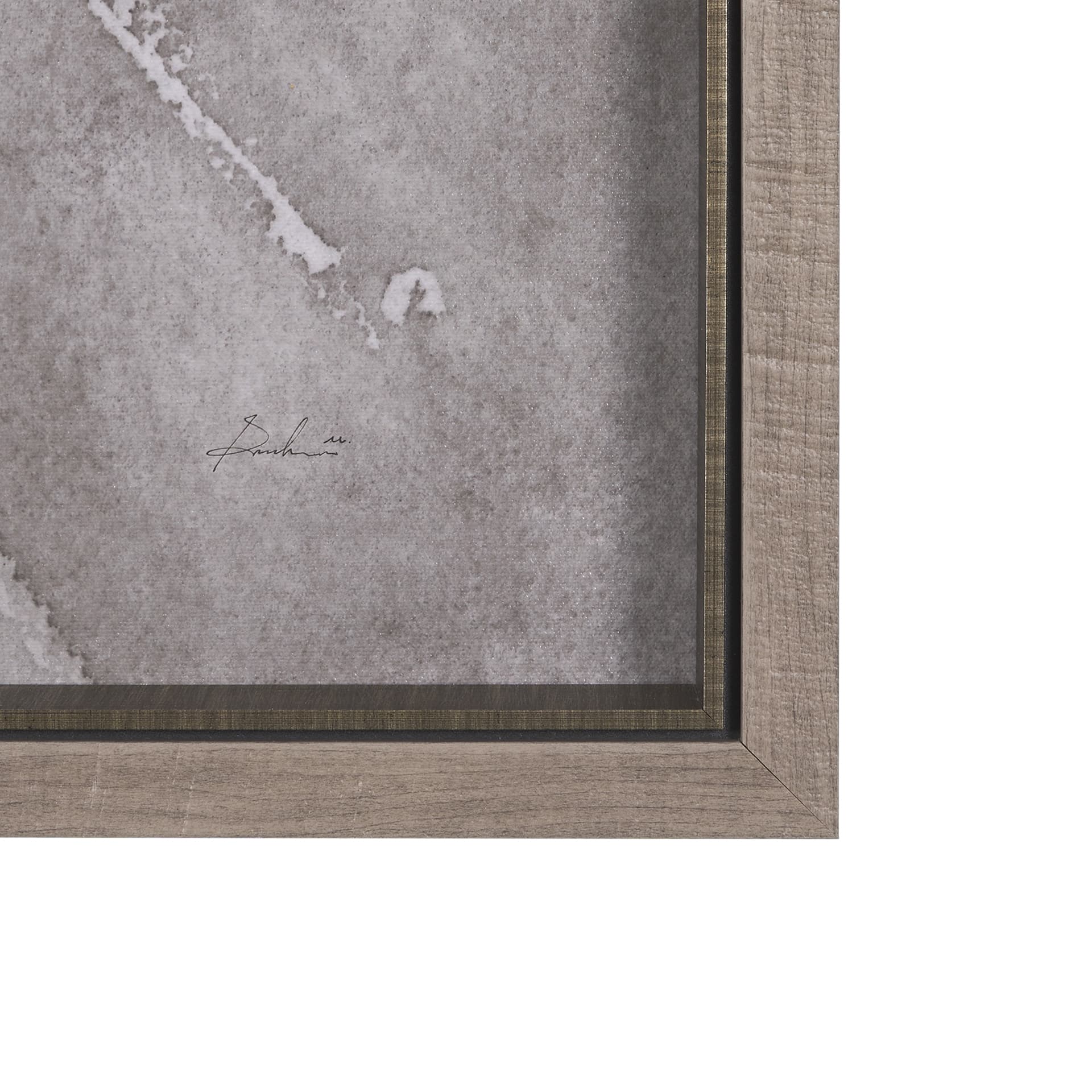 Wildflowers I Charcoal by Mercana Studio a Hand Embellished Textured Framed Art Print — product photograph