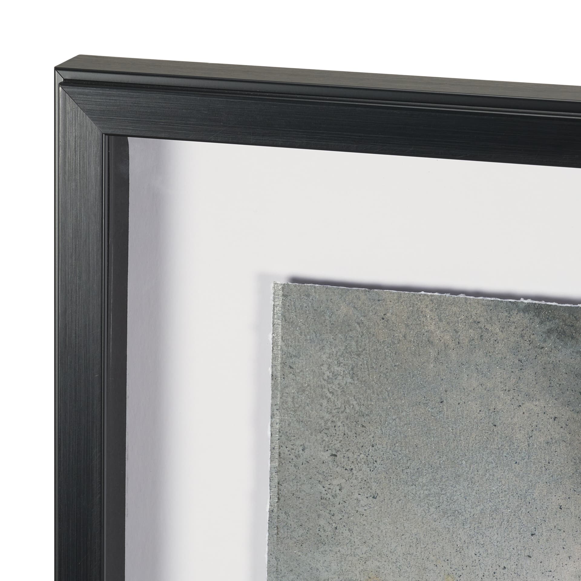 Ediface III by Ira Havuka Hand Embelished Textured Framed Artwork Matted under Glass — product photograph