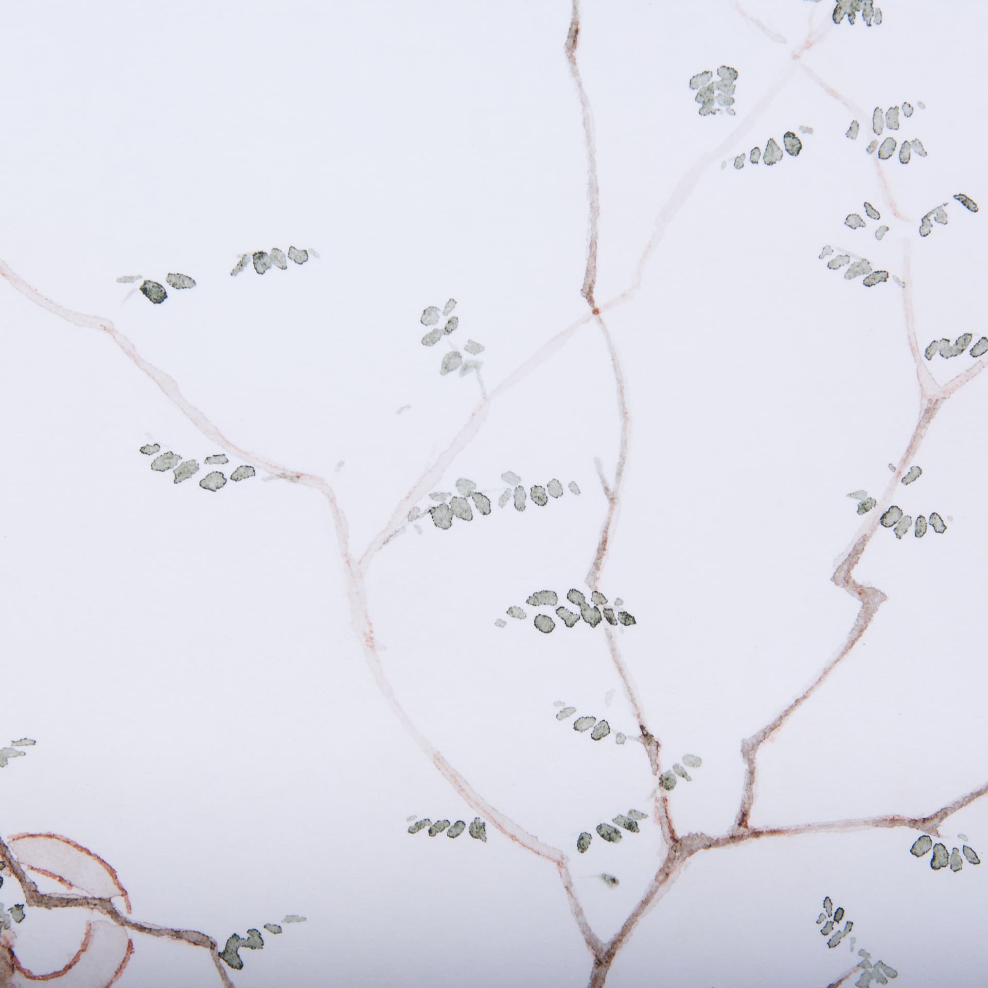 Boho BranchesII by Mercana Studio a Hand Embellished Textured Framed Art Print Matted under Glass — product photograph
