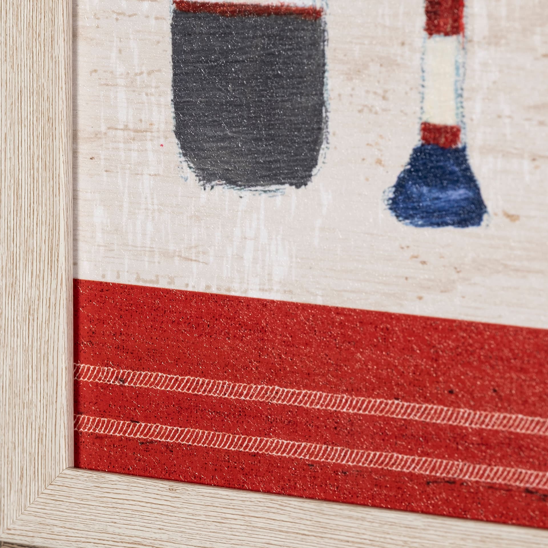 Nautique X by James Wiens a Hand Embellished Textured Framed Art Print — product photograph