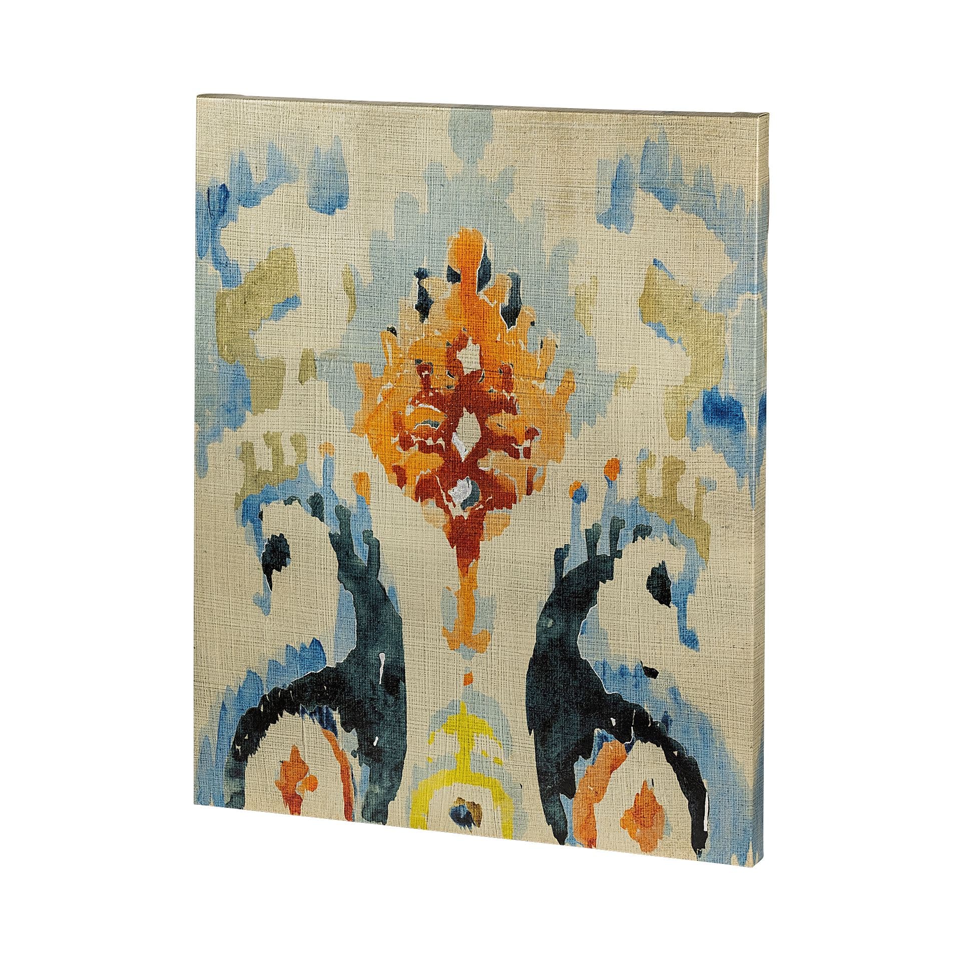 Bohemian Ikat V by Chariklia Zarris a Hand Embellished Textured Canvas — product photograph