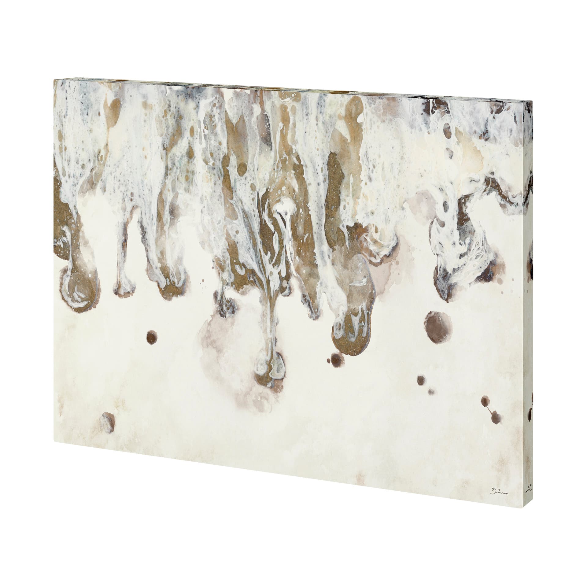 Icarus I by Mercana Studio a Hand Embellished Textured Canvas — product photograph