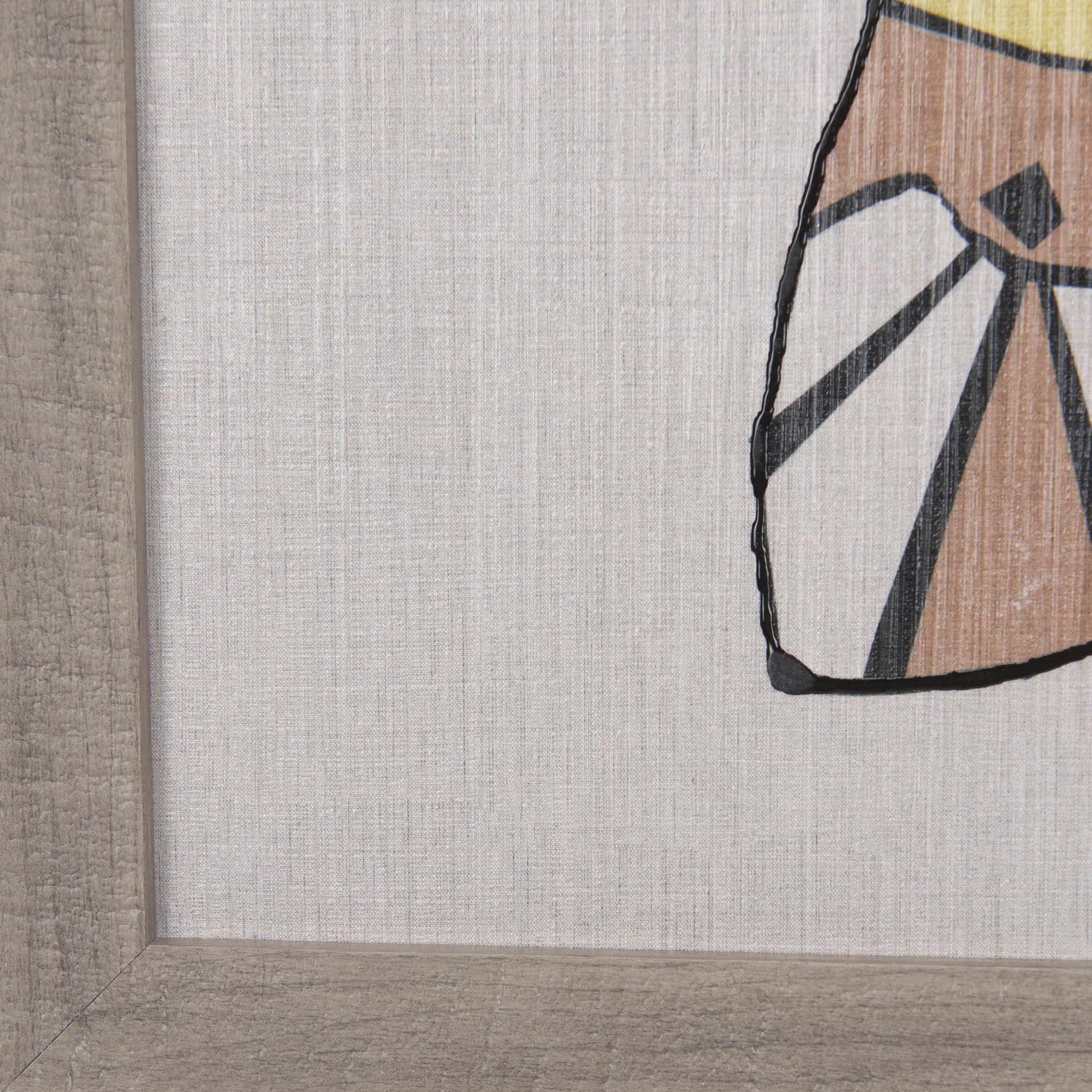 Moth II by Mercana Studio a Hand Embellished Textured Framed Art Print — product photograph