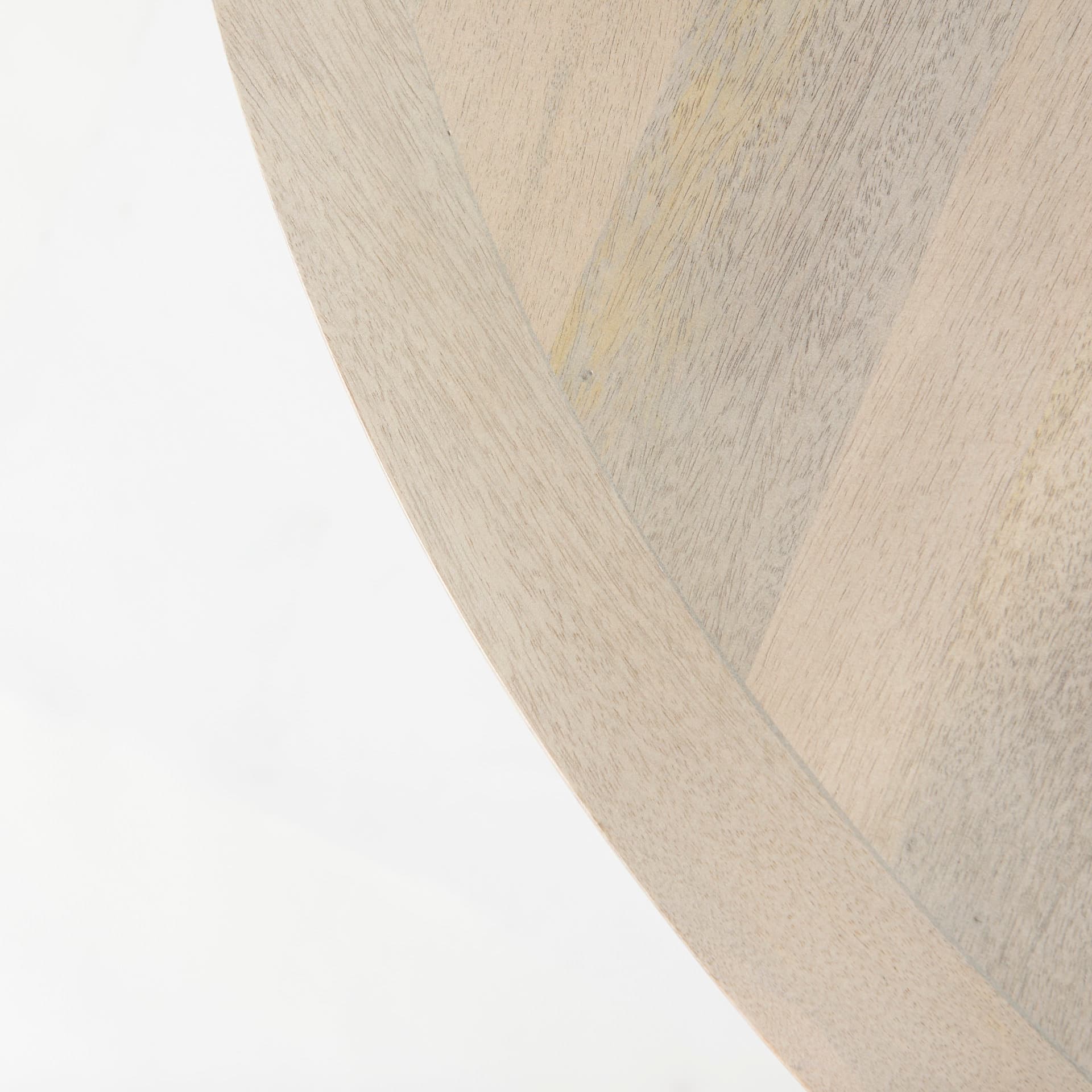 Liesl 54" Round Pedestal Dining Table | Modern | Gray Wood | Seats 6 — product photograph
