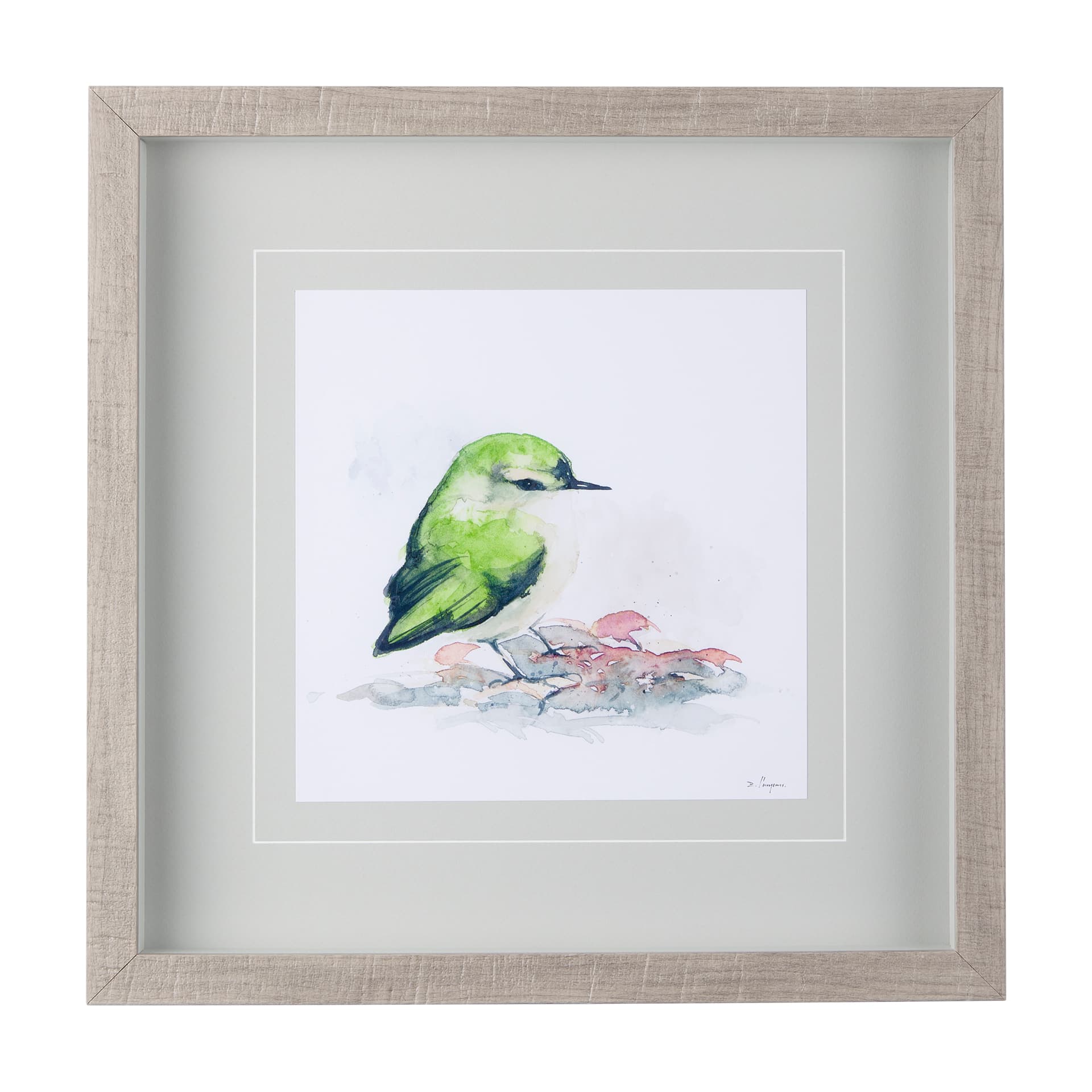 Rifleman II by Mercana Studio a Hand Embellished Textured Framed Art Print Matted under Glass — product photograph