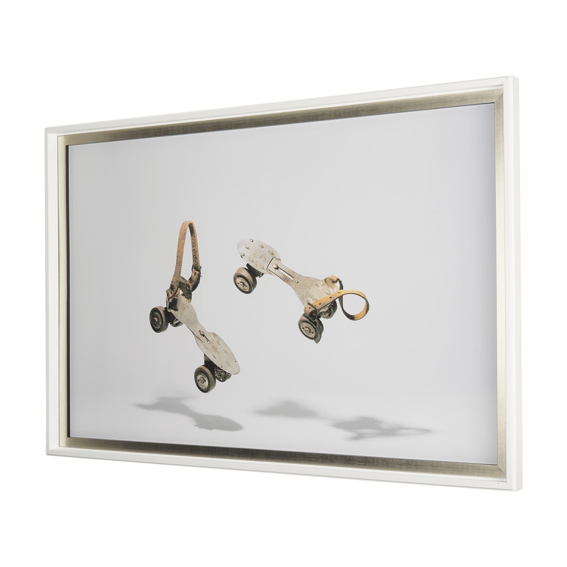 Vintage Roller Skates II by Natalia a Framed Art Print Matted under Glass — product photograph