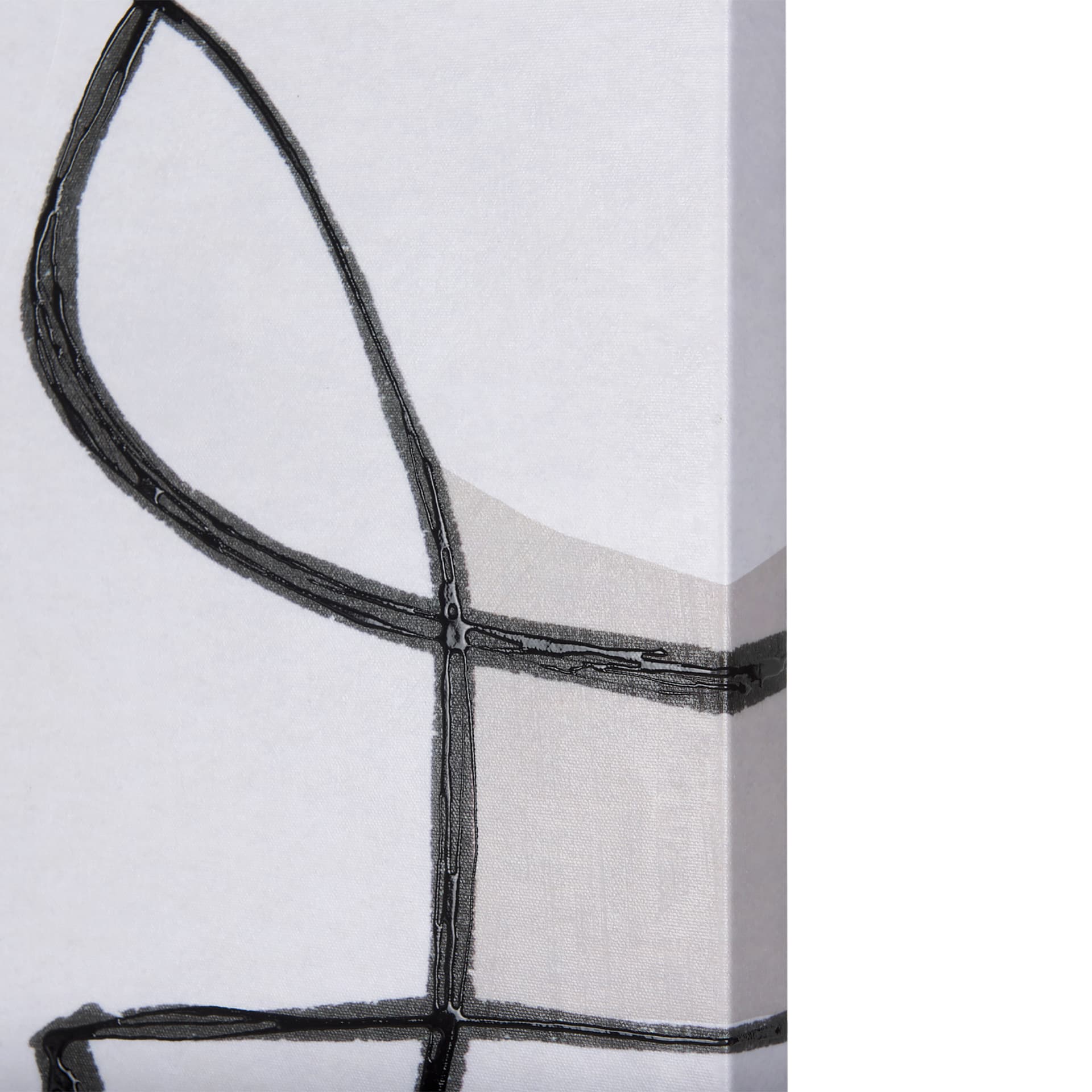 Neutral Shapes I by Mercana Studio a Hand Embellished Textured Canvas — product photograph