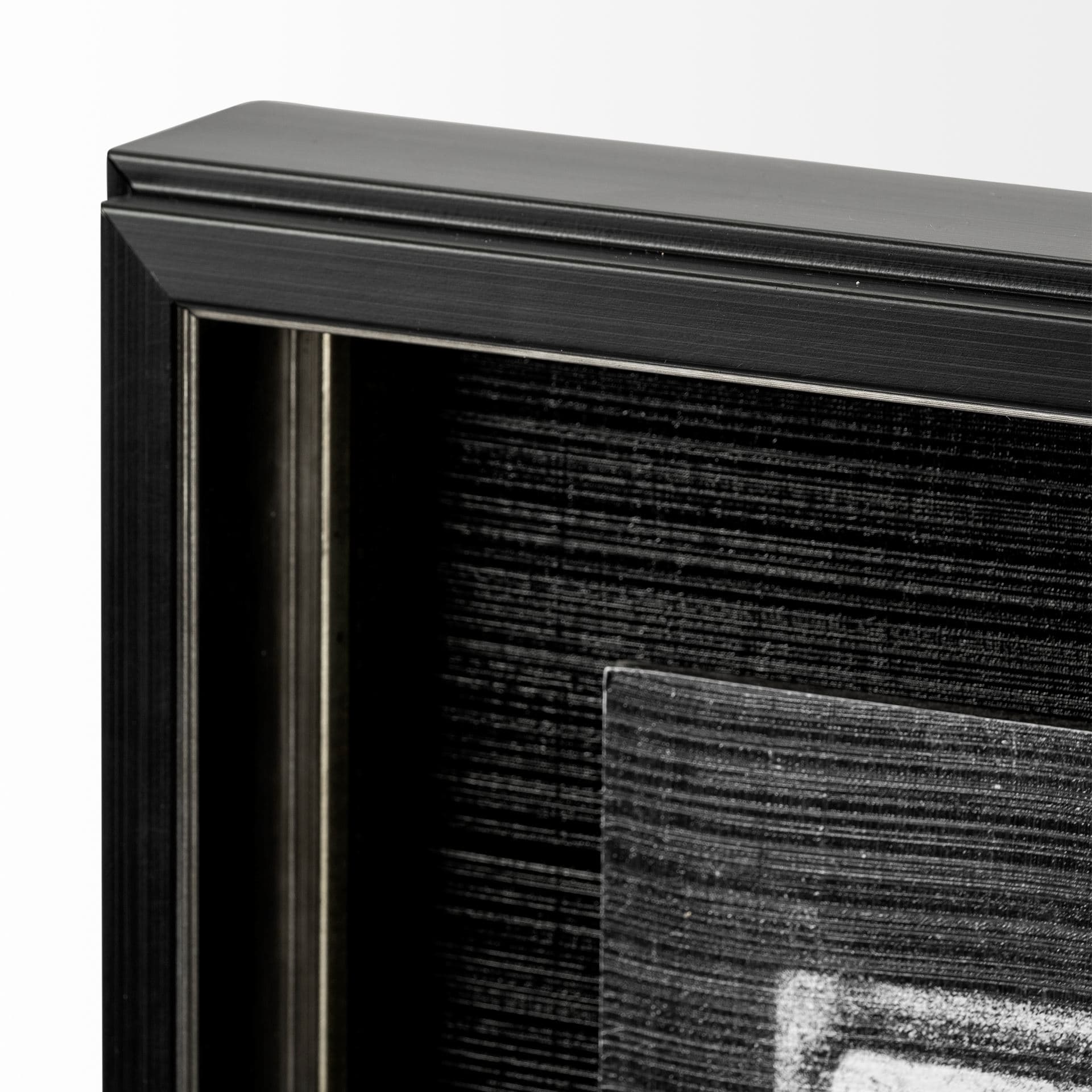 Value Collector 4 by Mercana Studio a Hand Embellished Textured Framed Art Print — product photograph