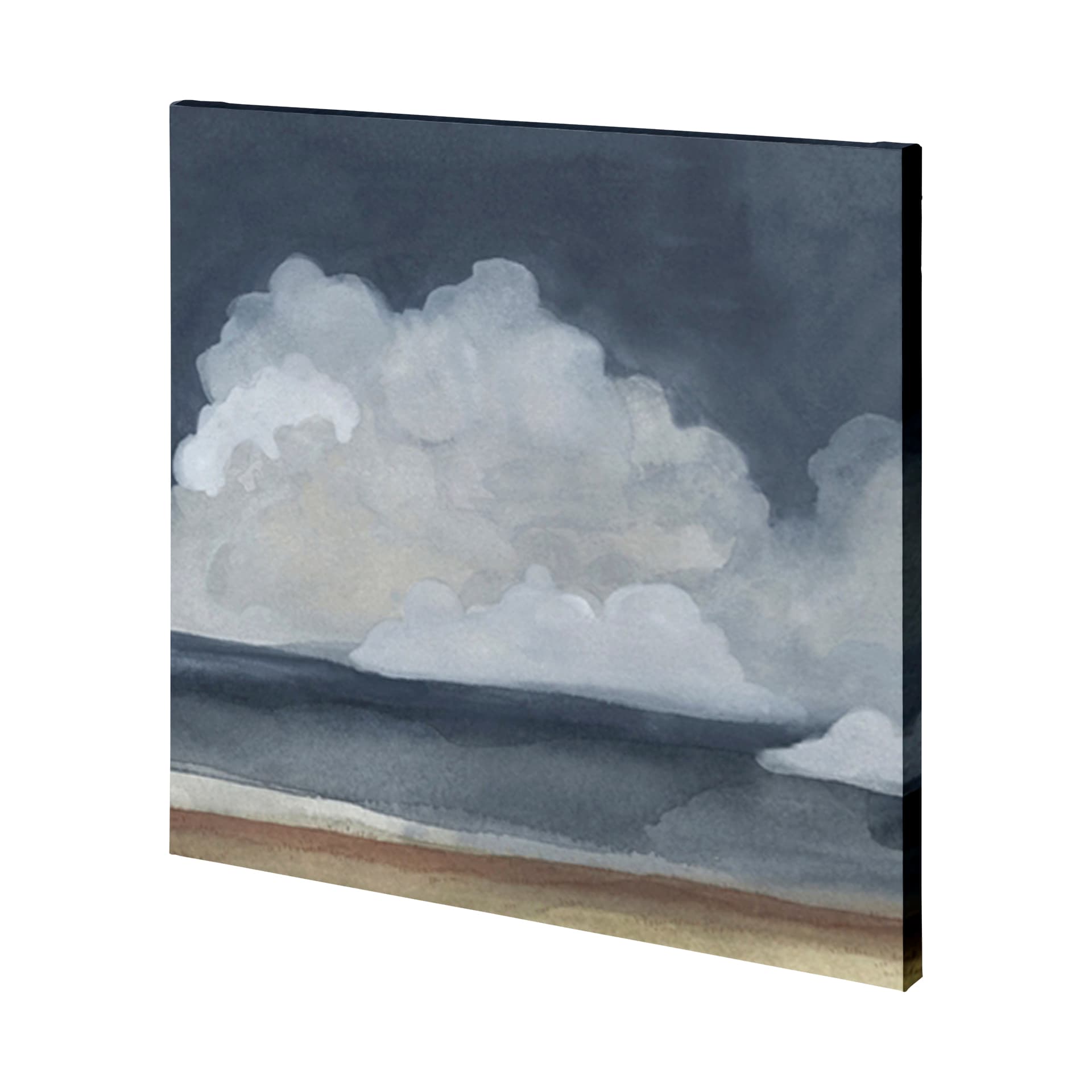 Cloud Landscape III by Emma Scarvey a Hand Embellished Textured Canvas — product photograph