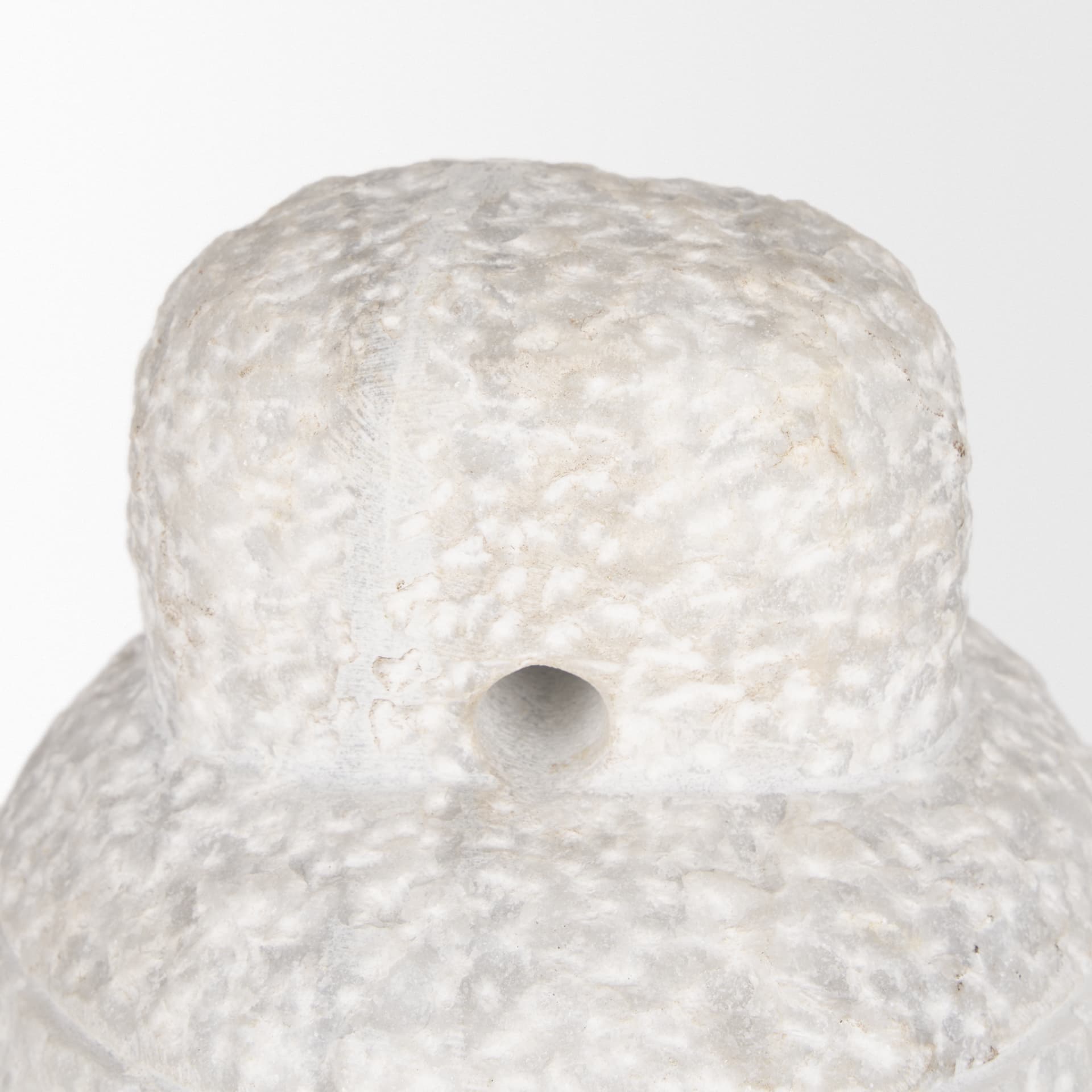 Irina Large White Marble Door Stopper — product photograph