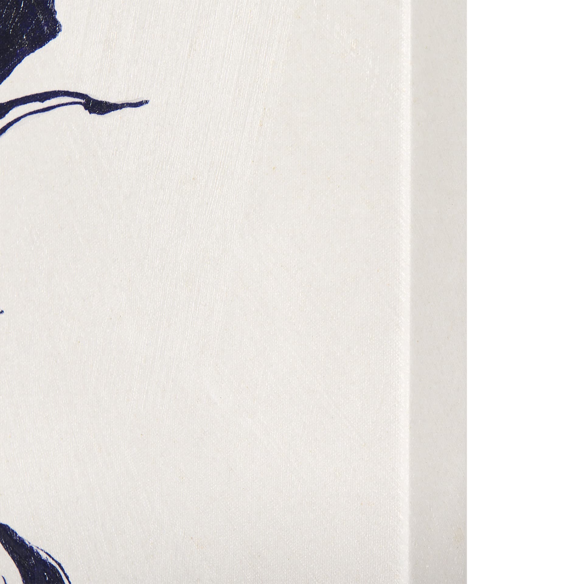 Sapphire Vase II by Mercana Studio a Hand Embellished Textured Canvas — product photograph
