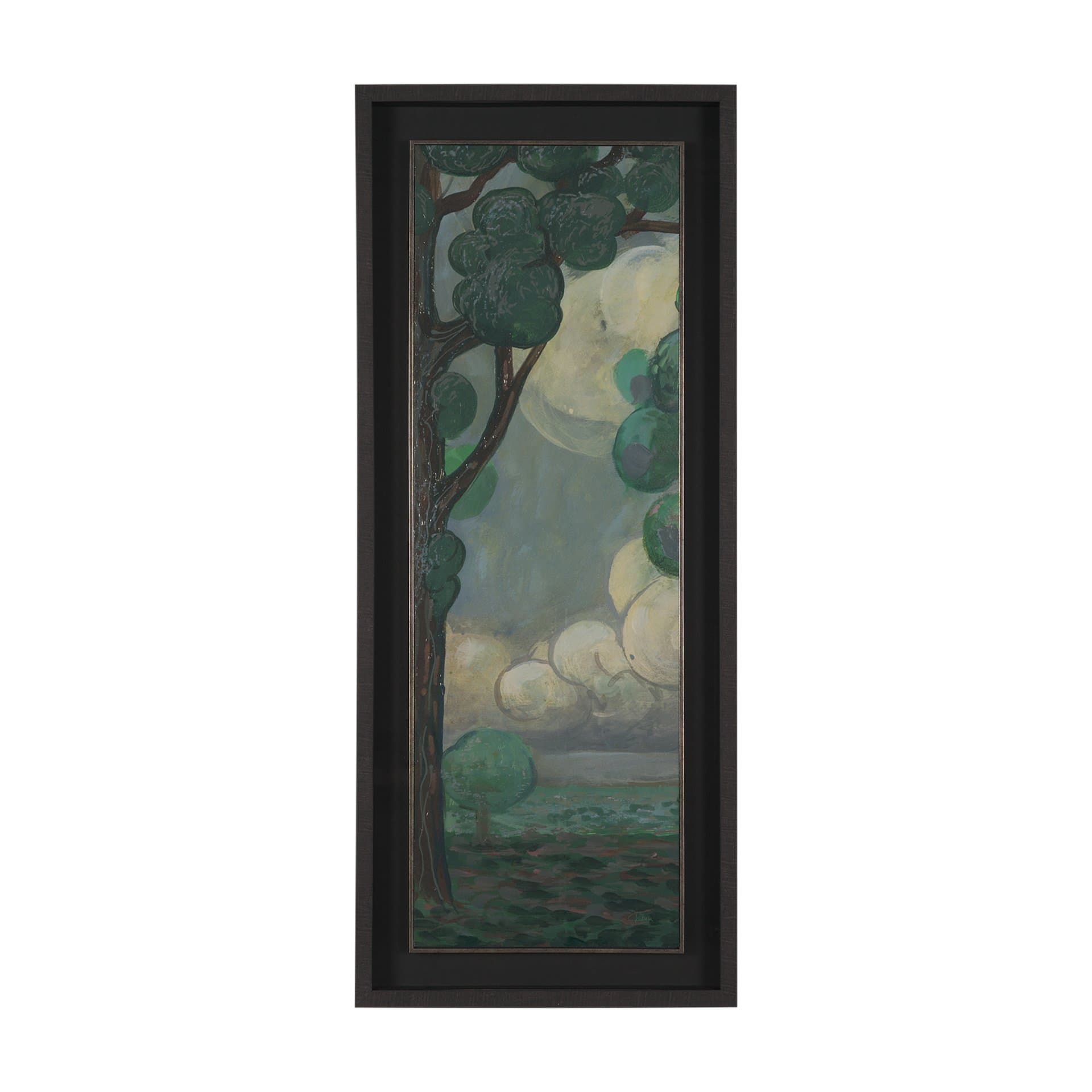 Majestic Garden III by Mercana Studio a Hand Embellished Framed Art Print under Glass — product photograph