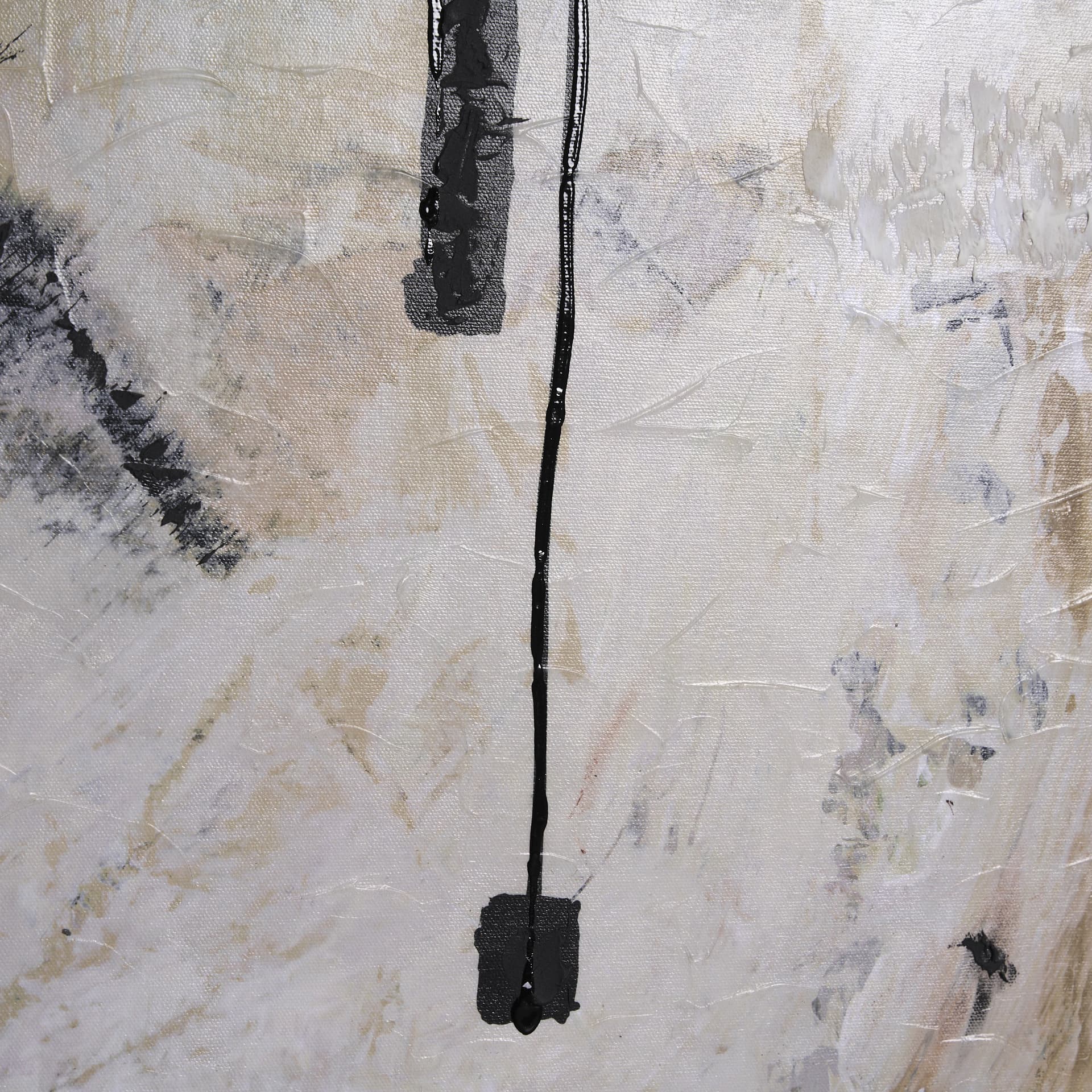 Clay II by Mercana Studio a Hand Embellished Textured Framed Canvas — product photograph